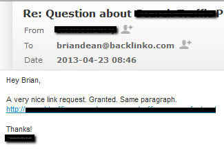 Email Response