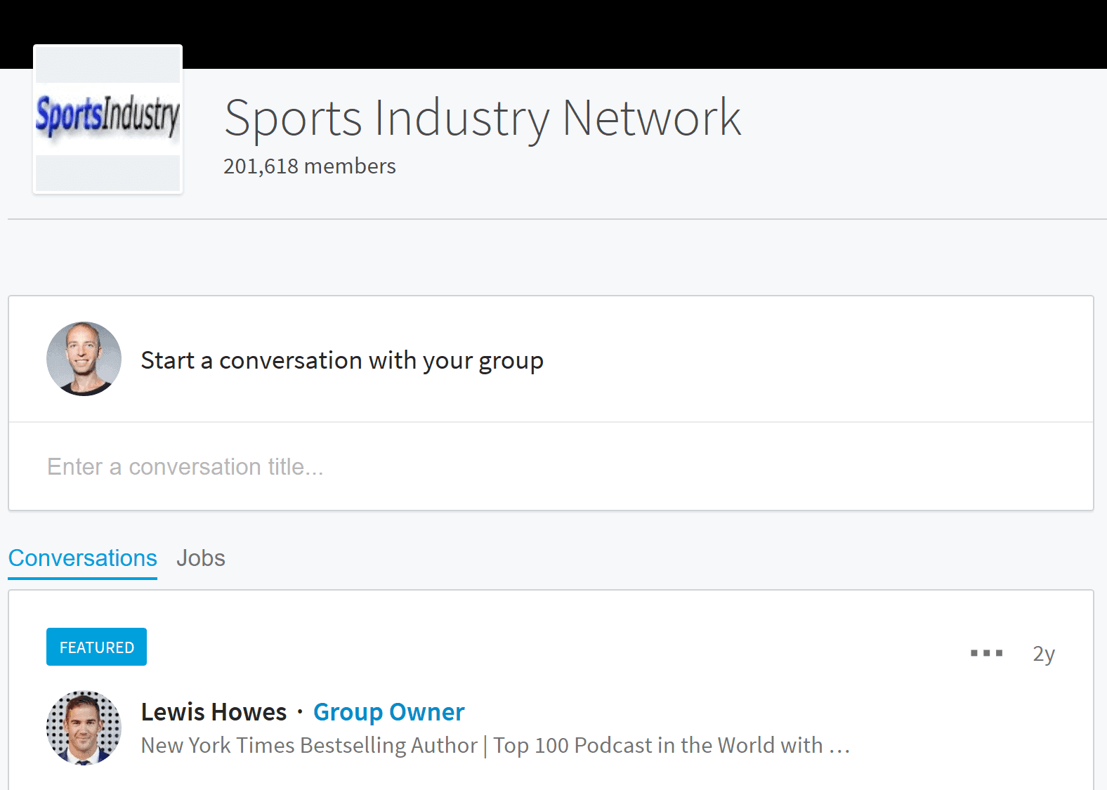 linkedin group example