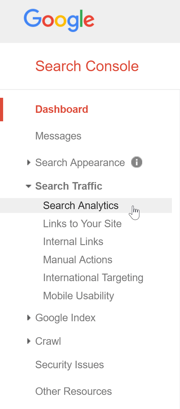 google search analytics