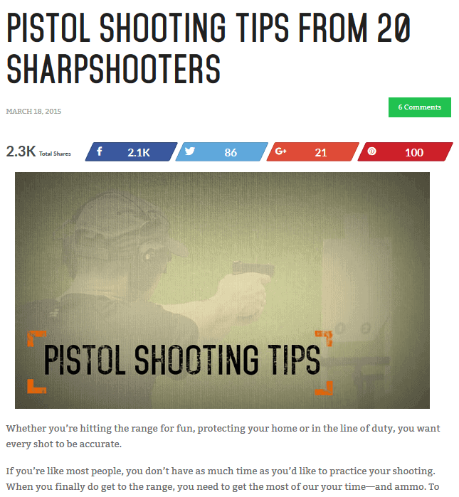 shooting tips