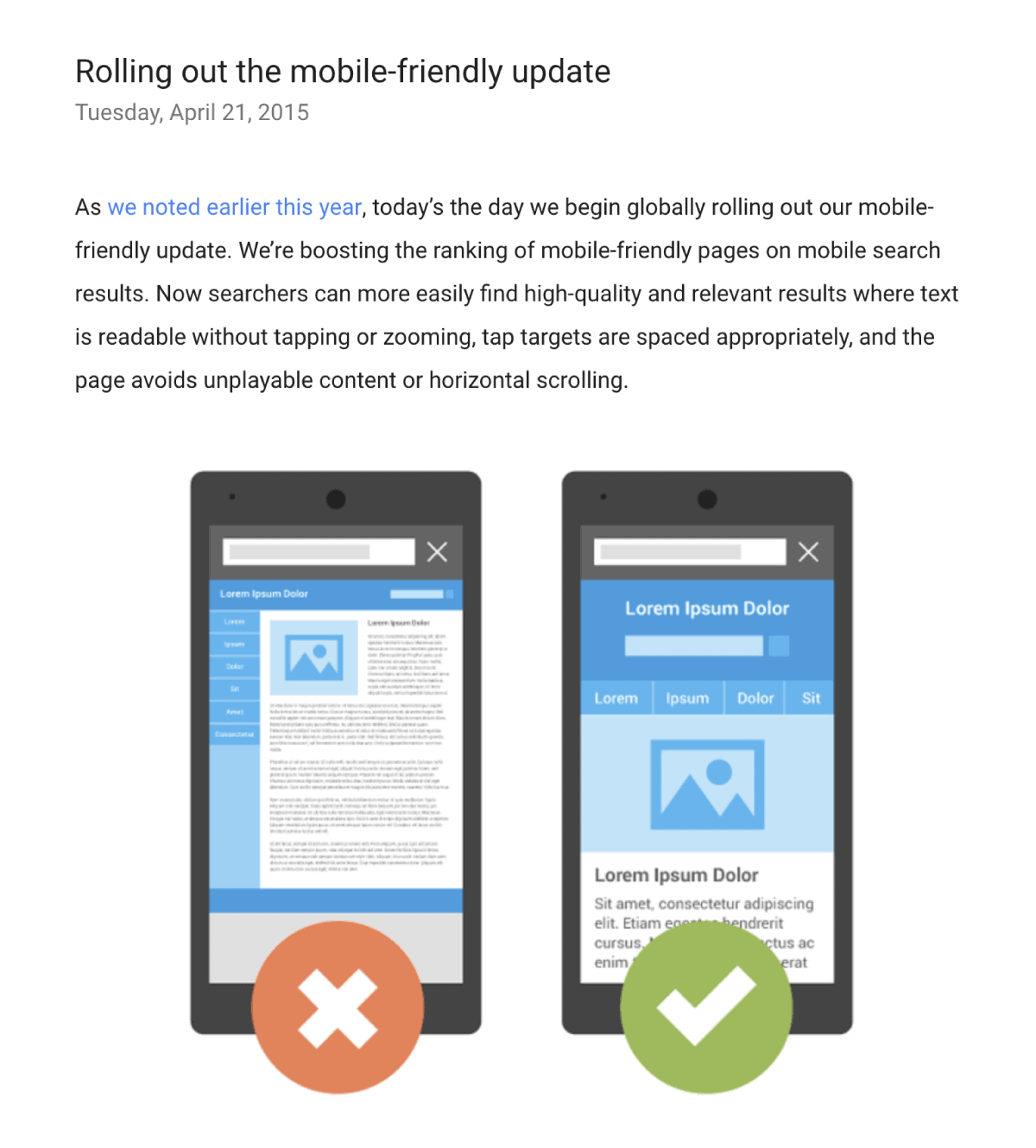 Mobile Friendly Update is important to remember while wondering how to build SEO strategy 