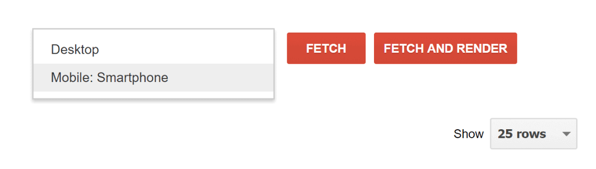 Fetch As Google Mobile