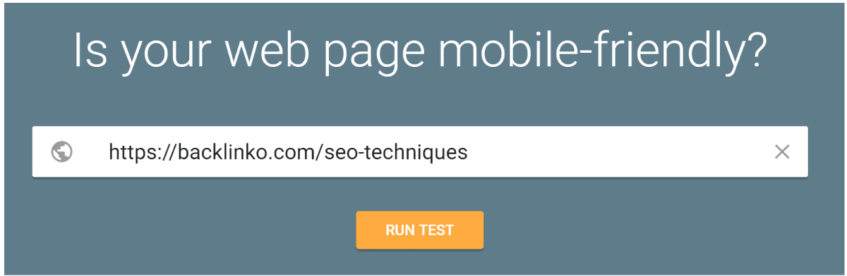 Google Mobile Friendly Test