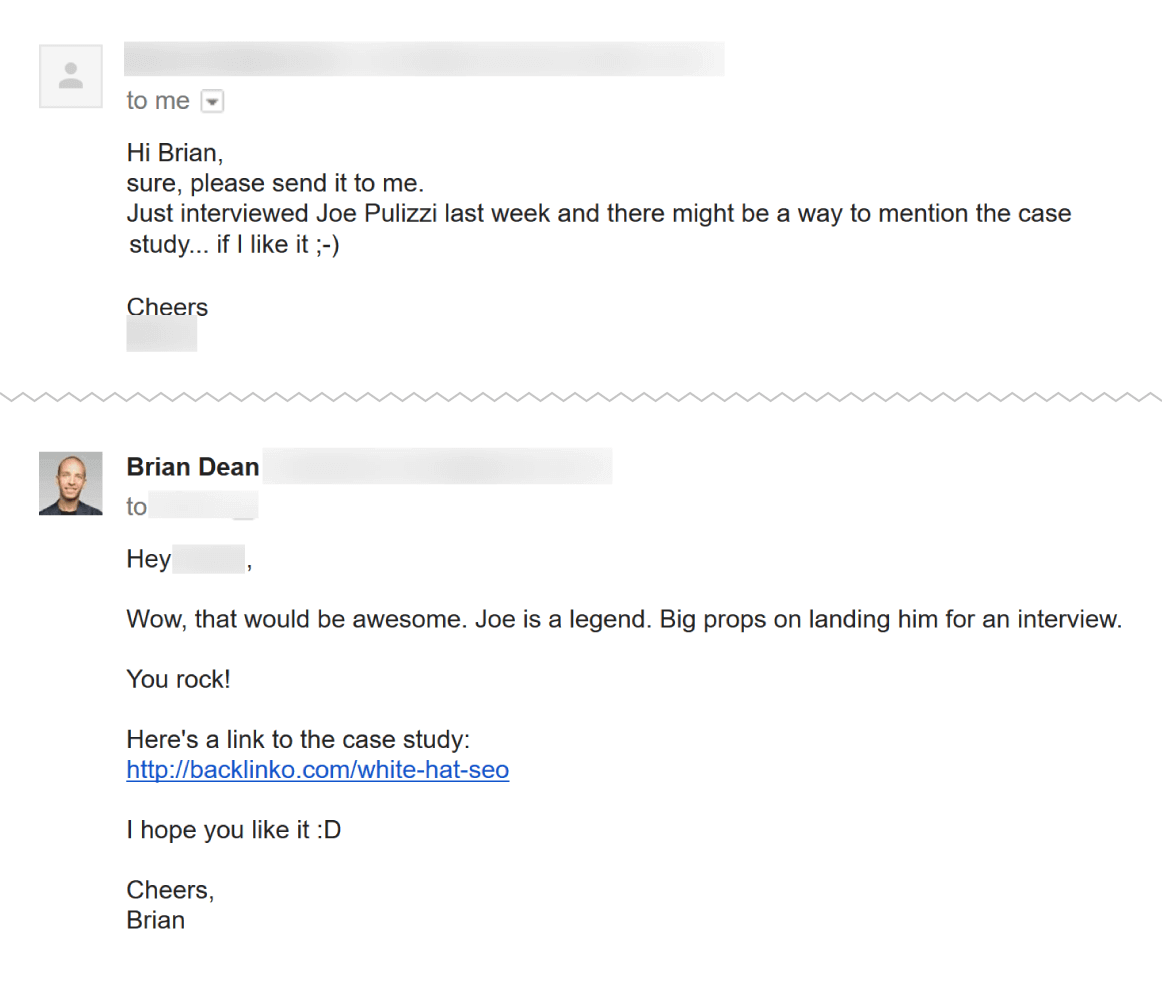 Email chain Email chain