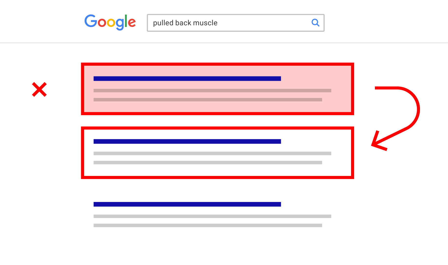 Arama sonucundan geri dönme