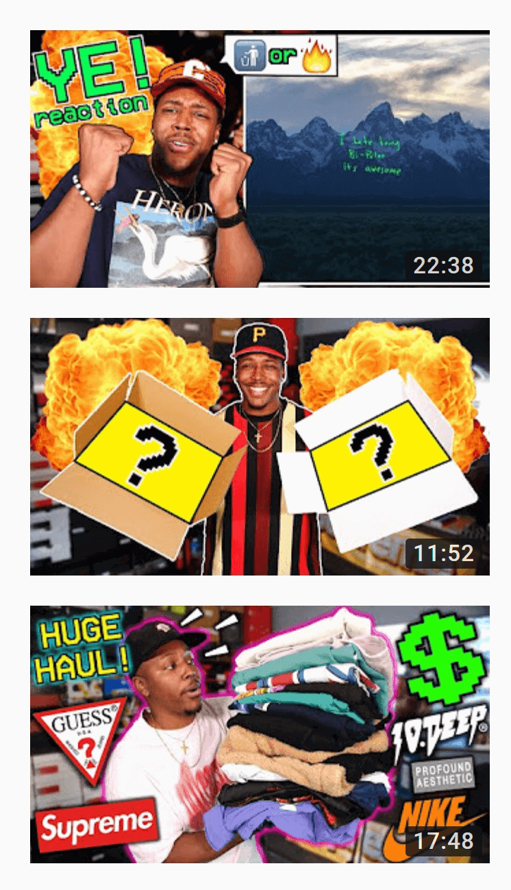 I made both of these thumbnails for 2 videos on my channel, Tell