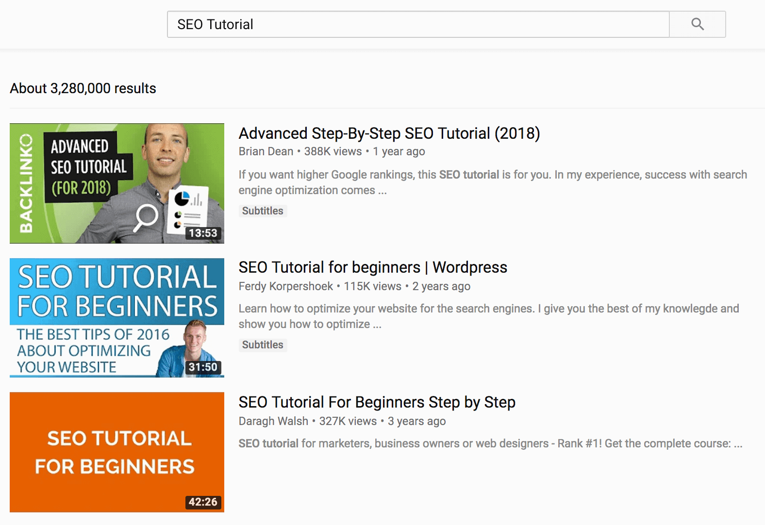 SEO Tutorial