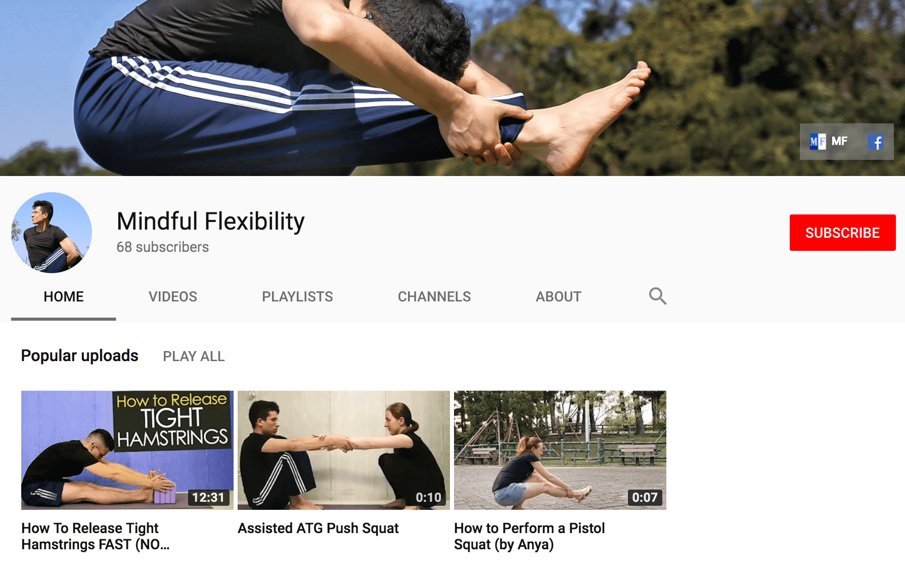 Mindful Flexibility – YouTube channel