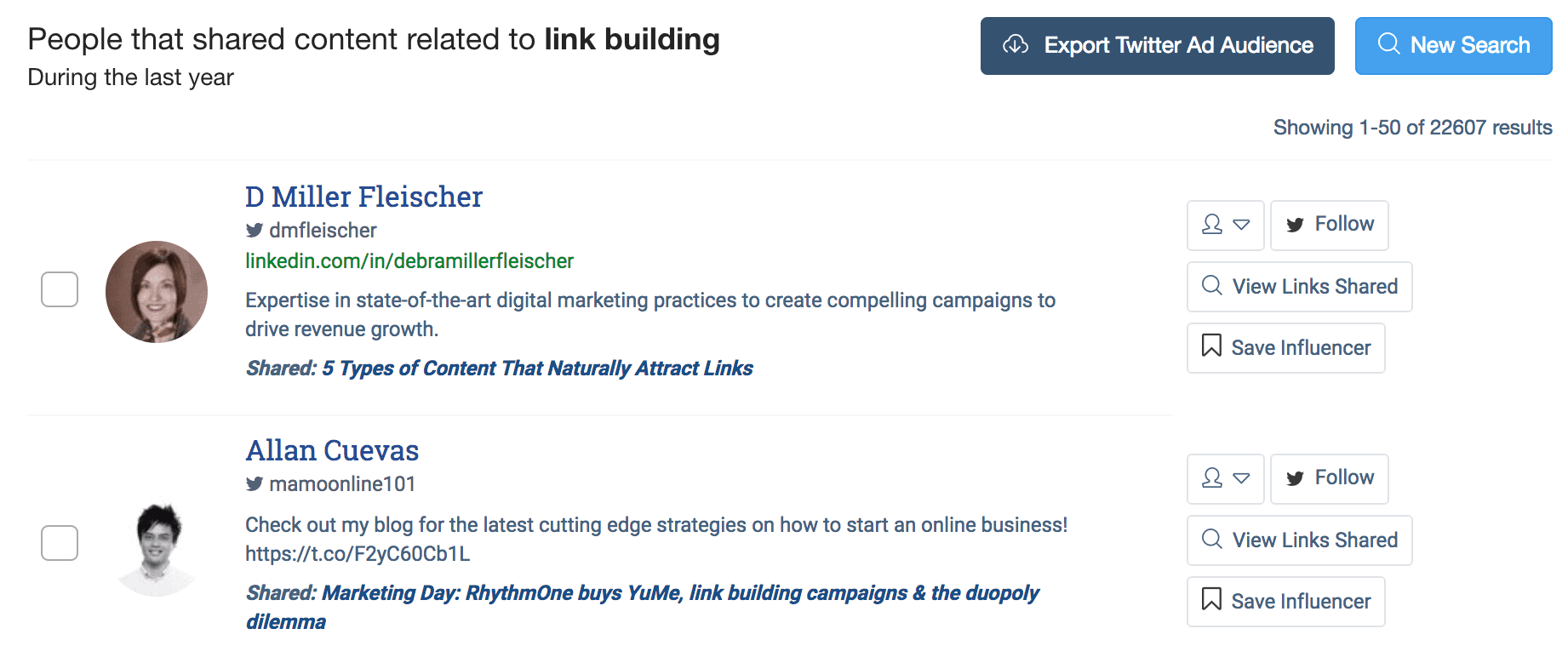 BuzzSumo – Influencers BuzzSumo – Influencers