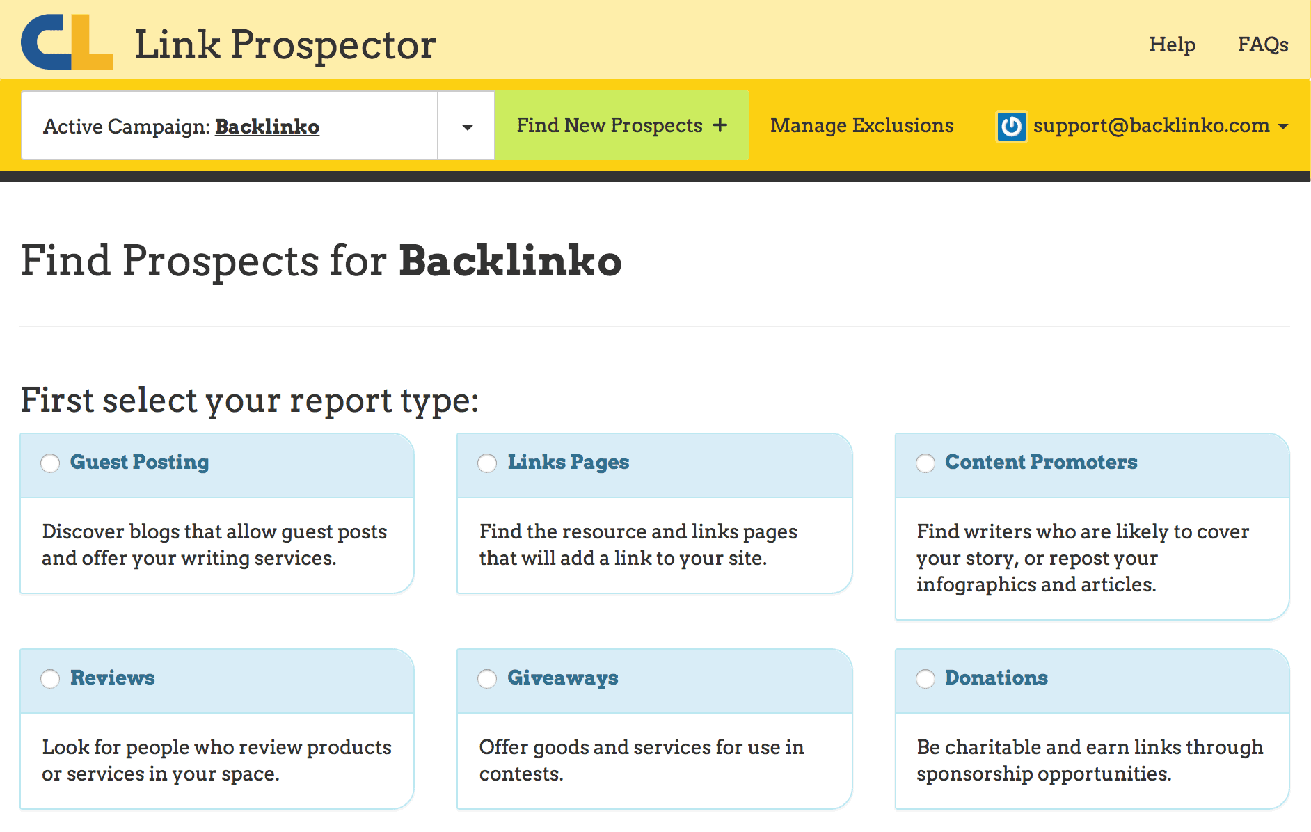 Link Prospector – Search strings Link Prospector – Search strings