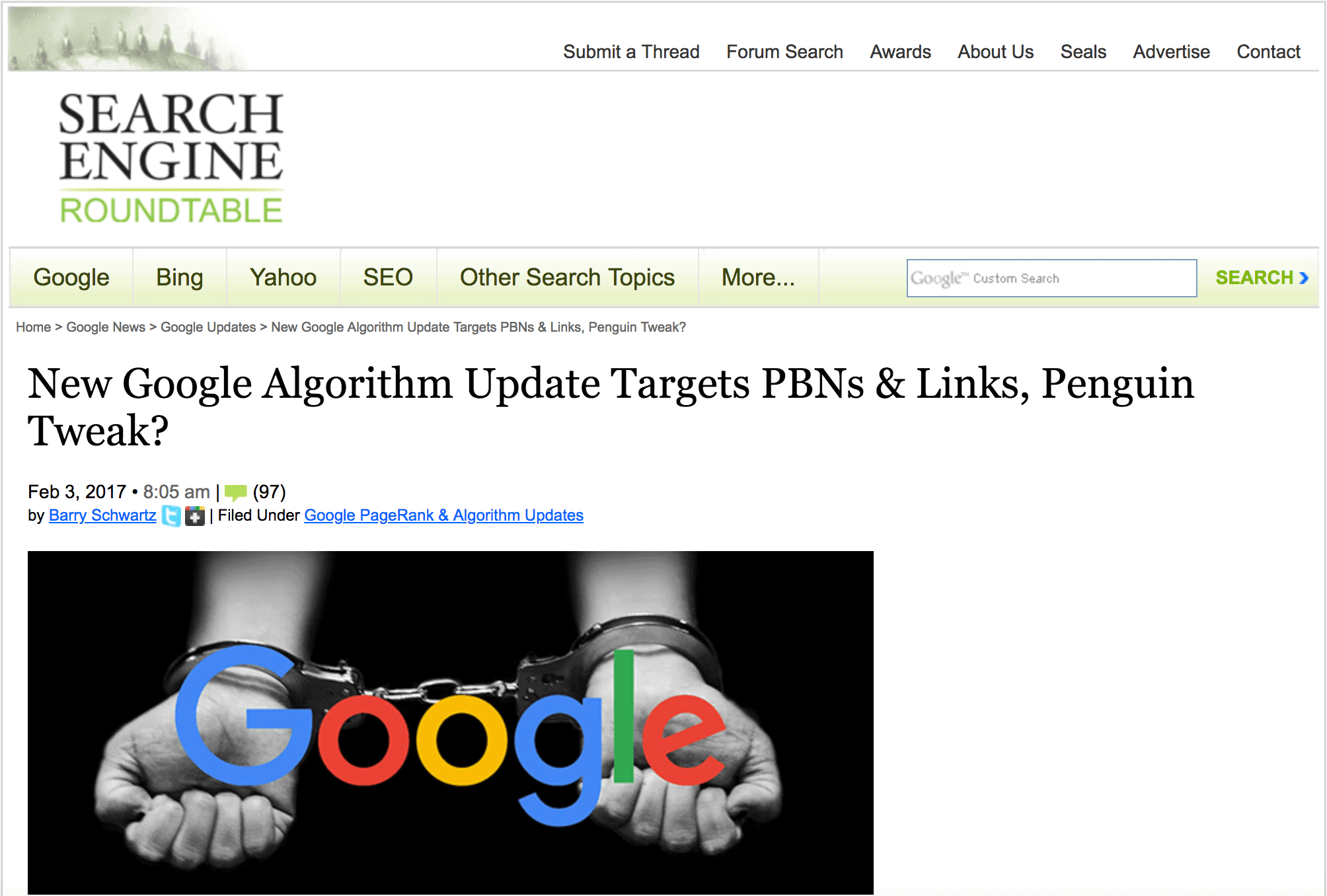 Google – PBN crackdown Google – PBN crackdown