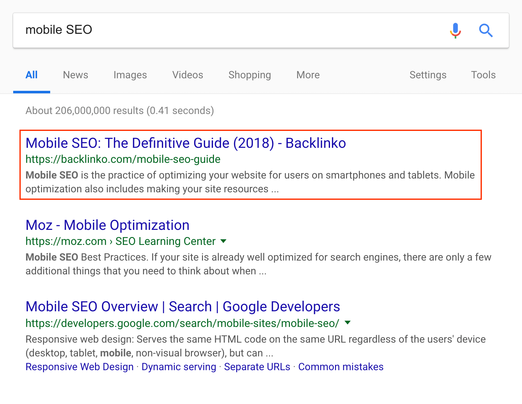 Backlinko – Mobile SEO – Number 1 spot SERPs Backlinko – Mobile SEO – Number 1 spot SERPs