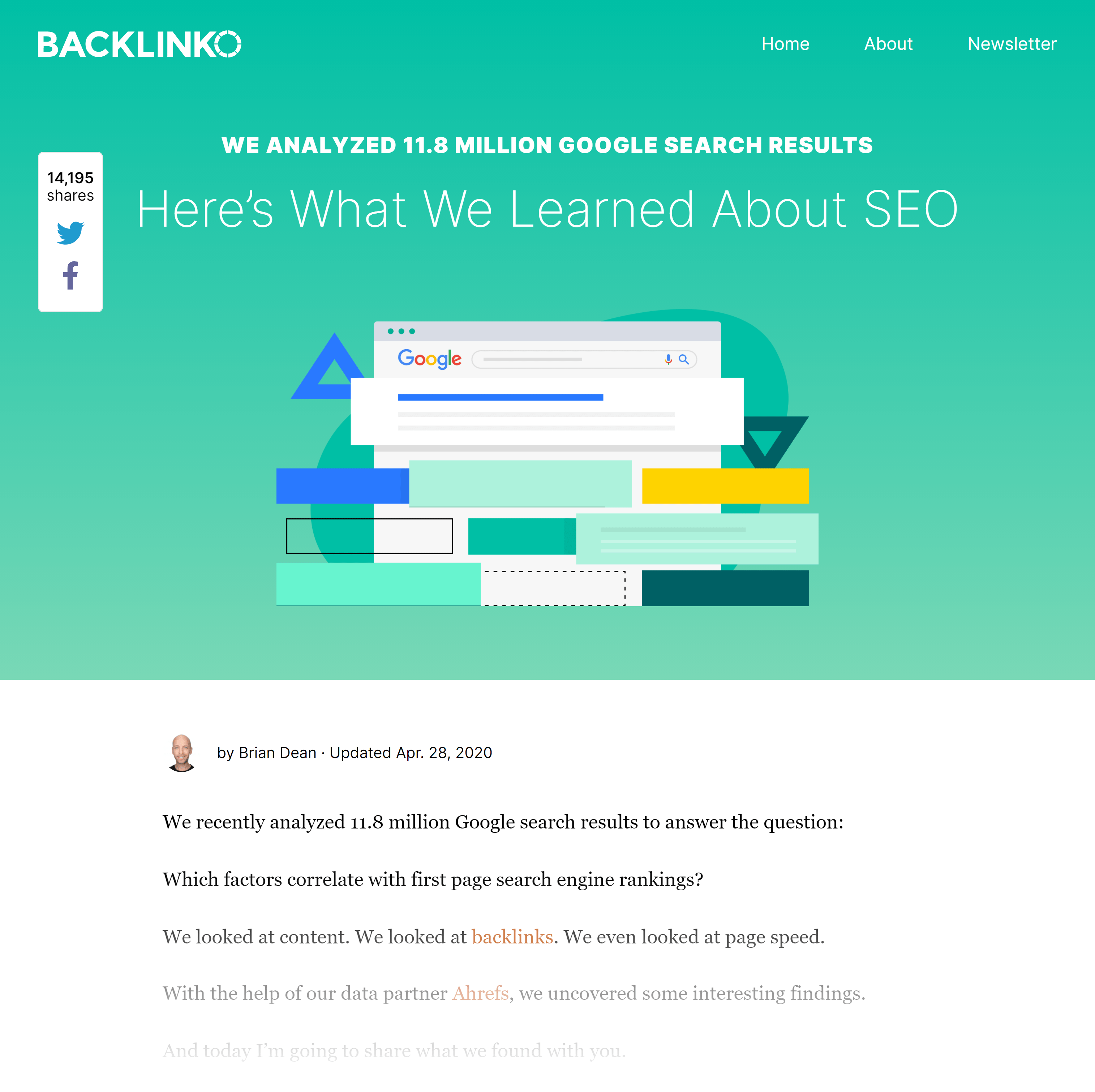 Backlinko – Search engine ranking study Backlinko – Search engine ranking study