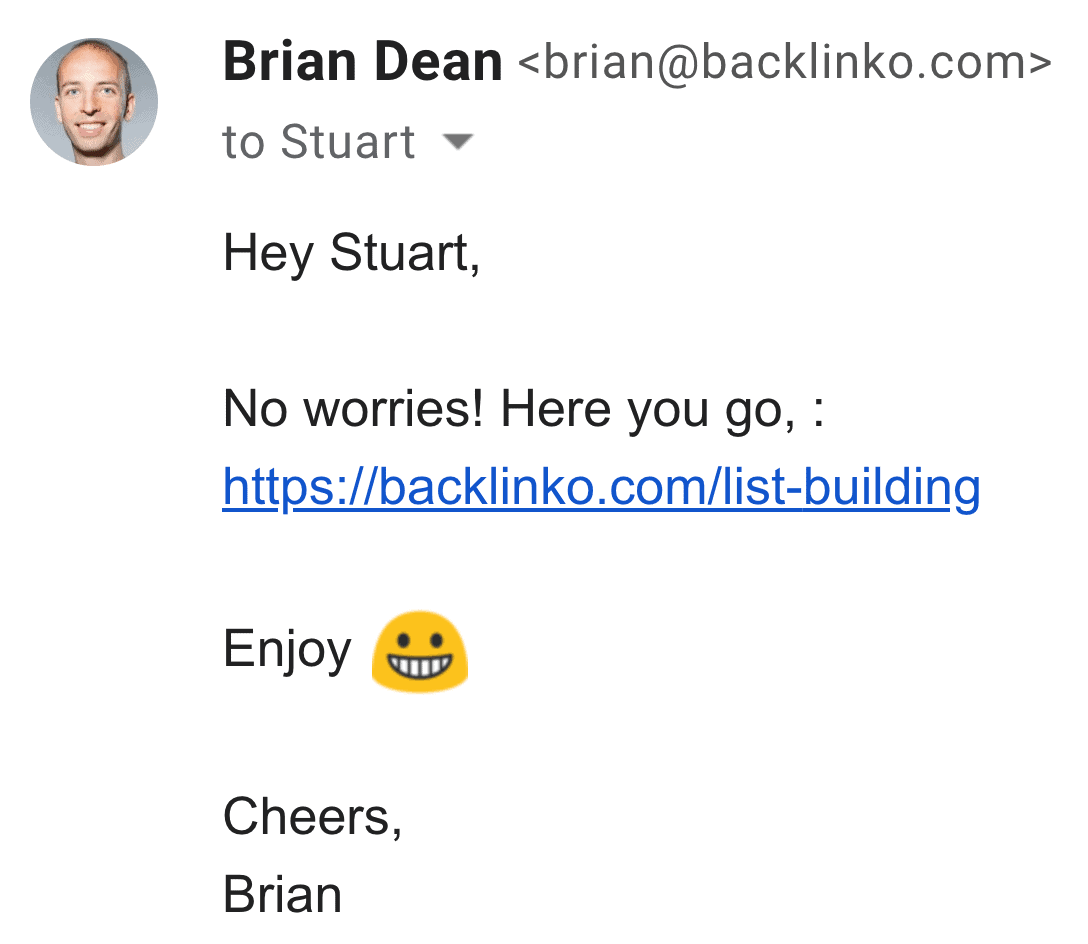 Brian outreach – Step two Brian outreach – Step two