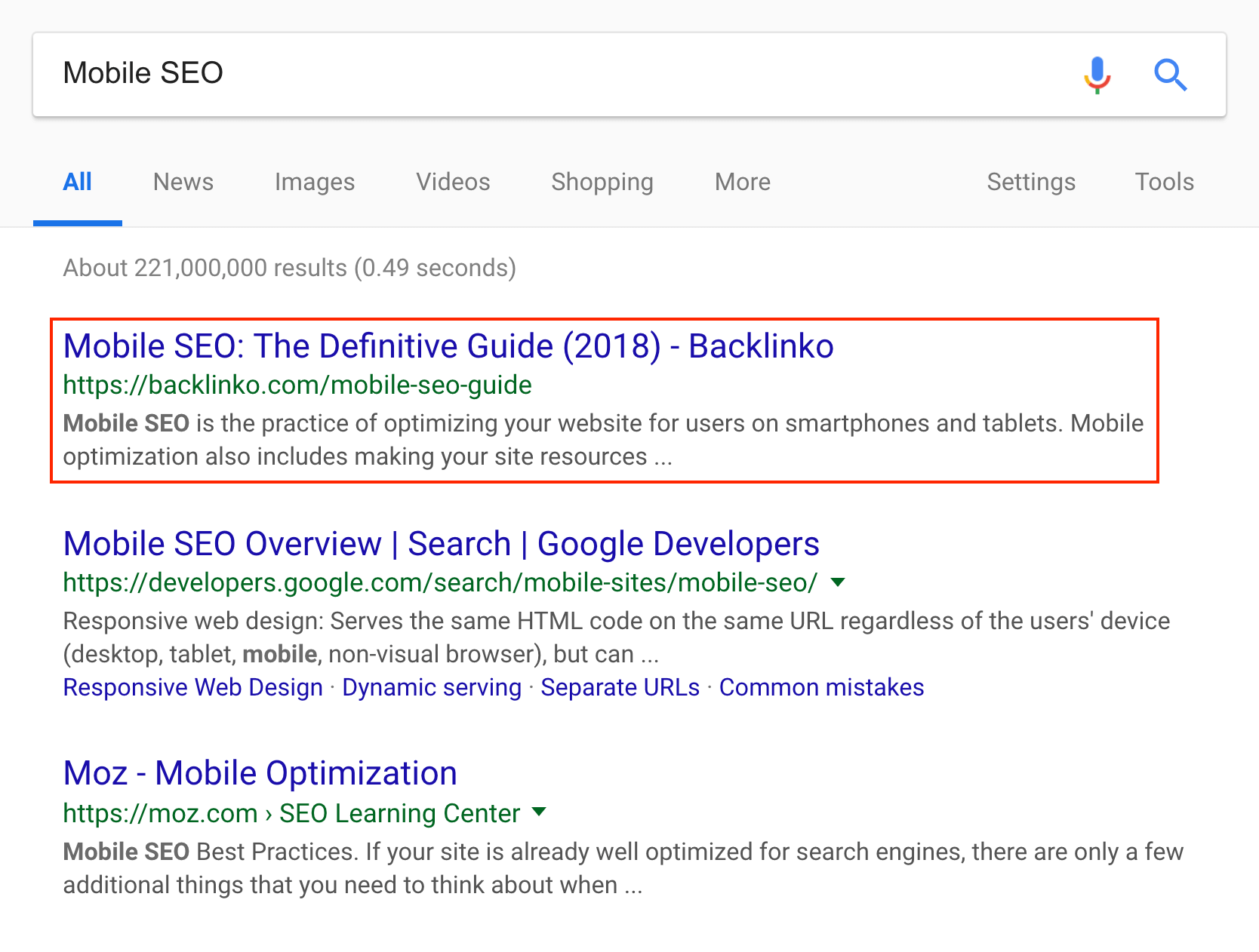Mobile SEO Guide – SERPs Mobile SEO Guide – SERPs