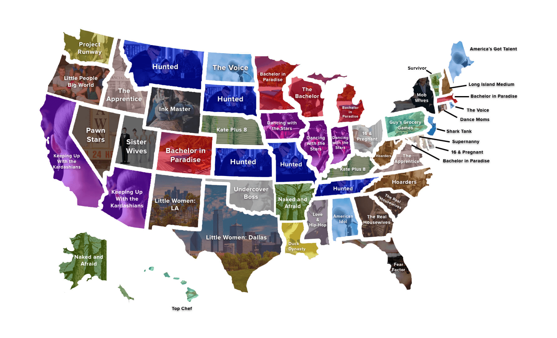 Your state's favorite Reality TV show