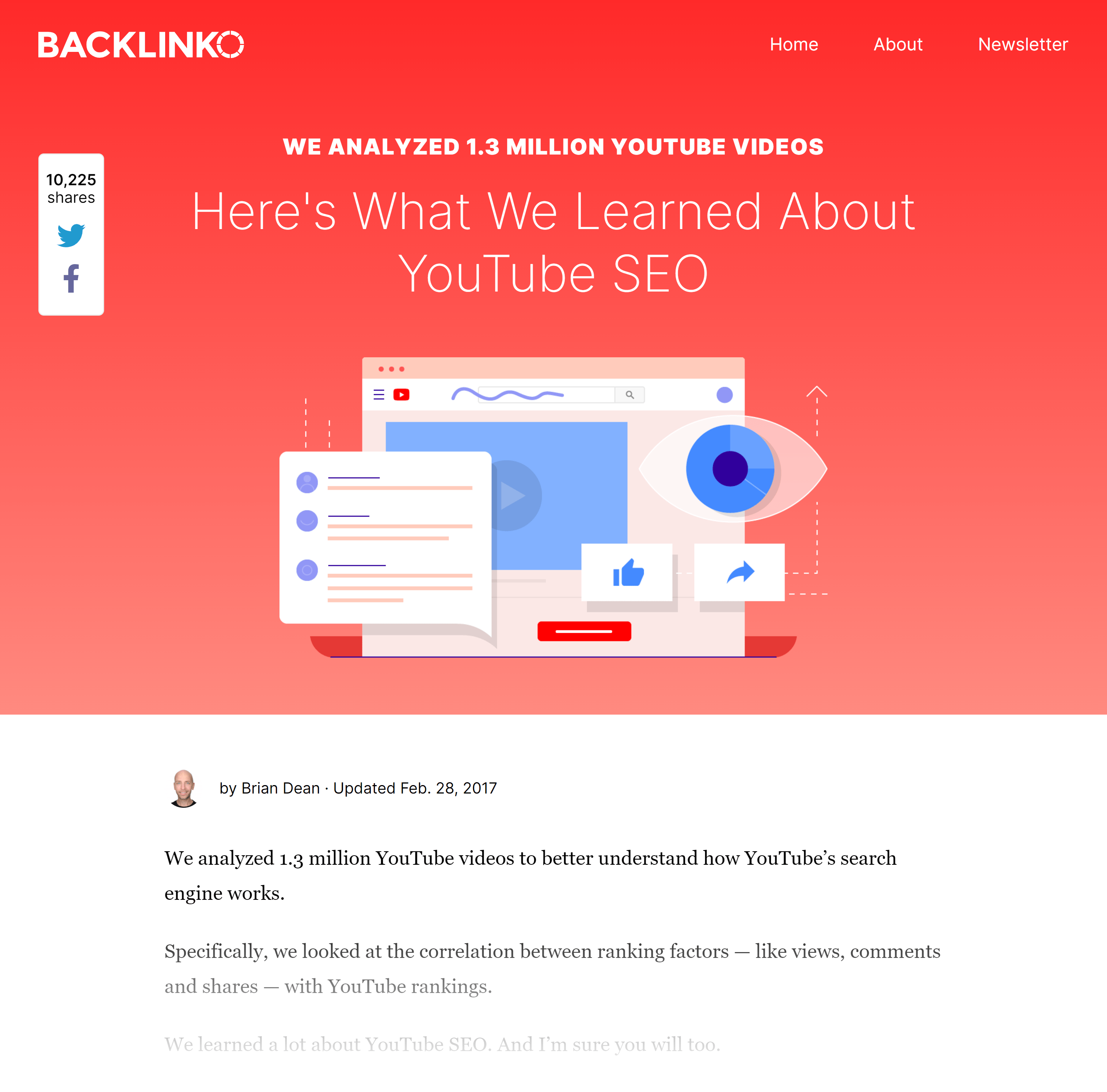 Backlinko – YouTube ranking factors Backlinko – YouTube ranking factors