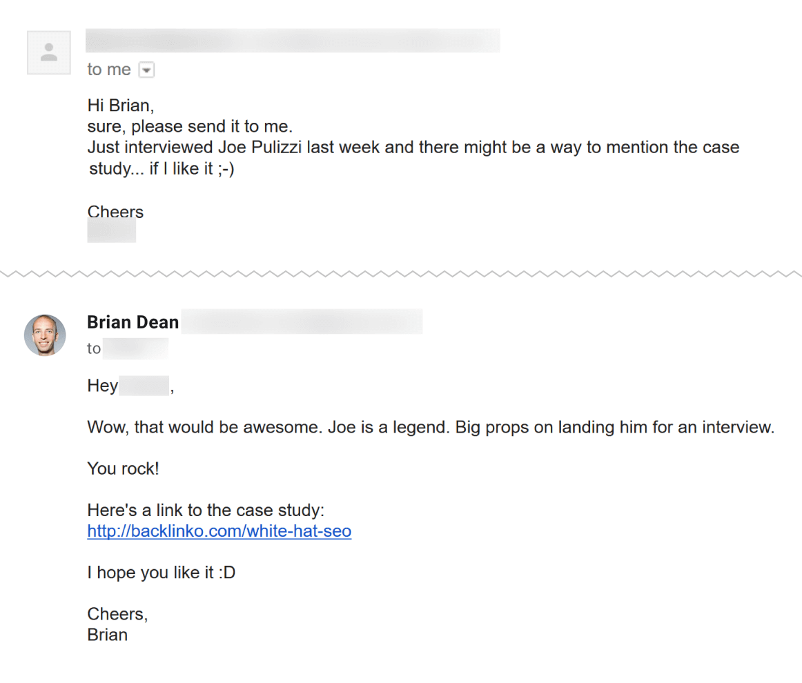 Email chain Email chain