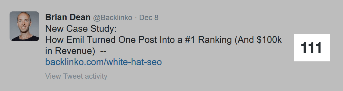 Total tweet clicks Total tweet clicks