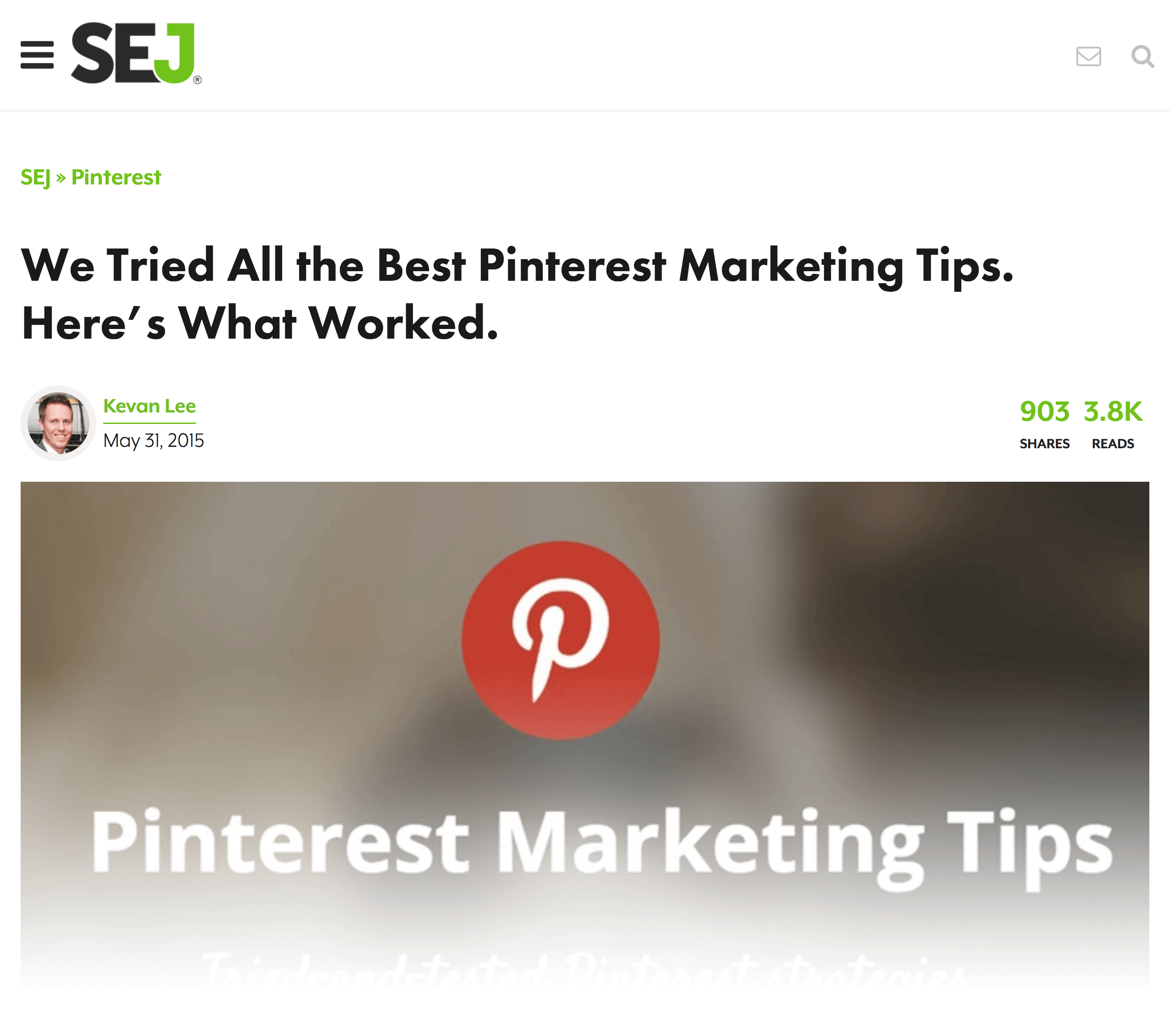 Pinterest tips