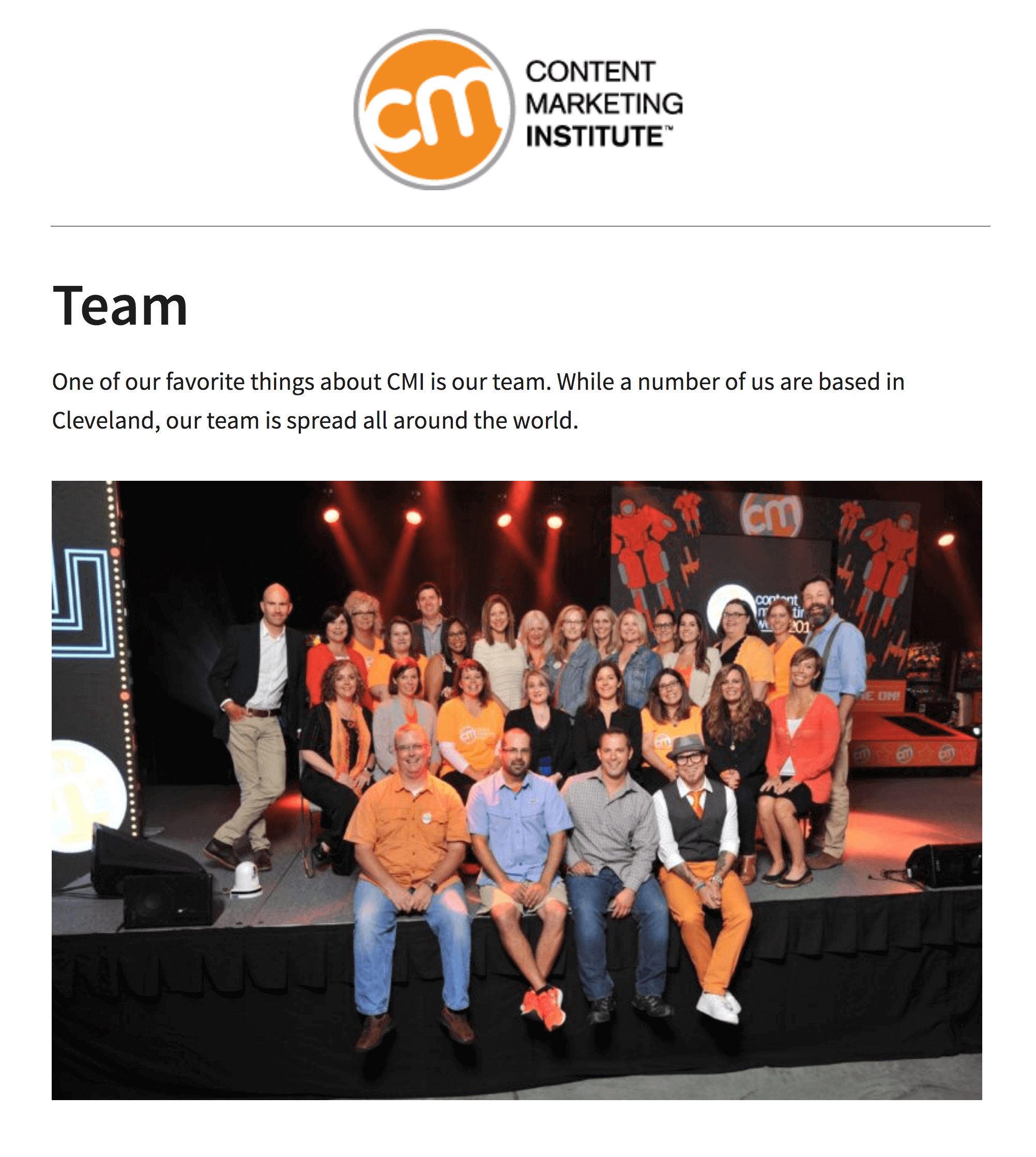 Site staff page Site staff page