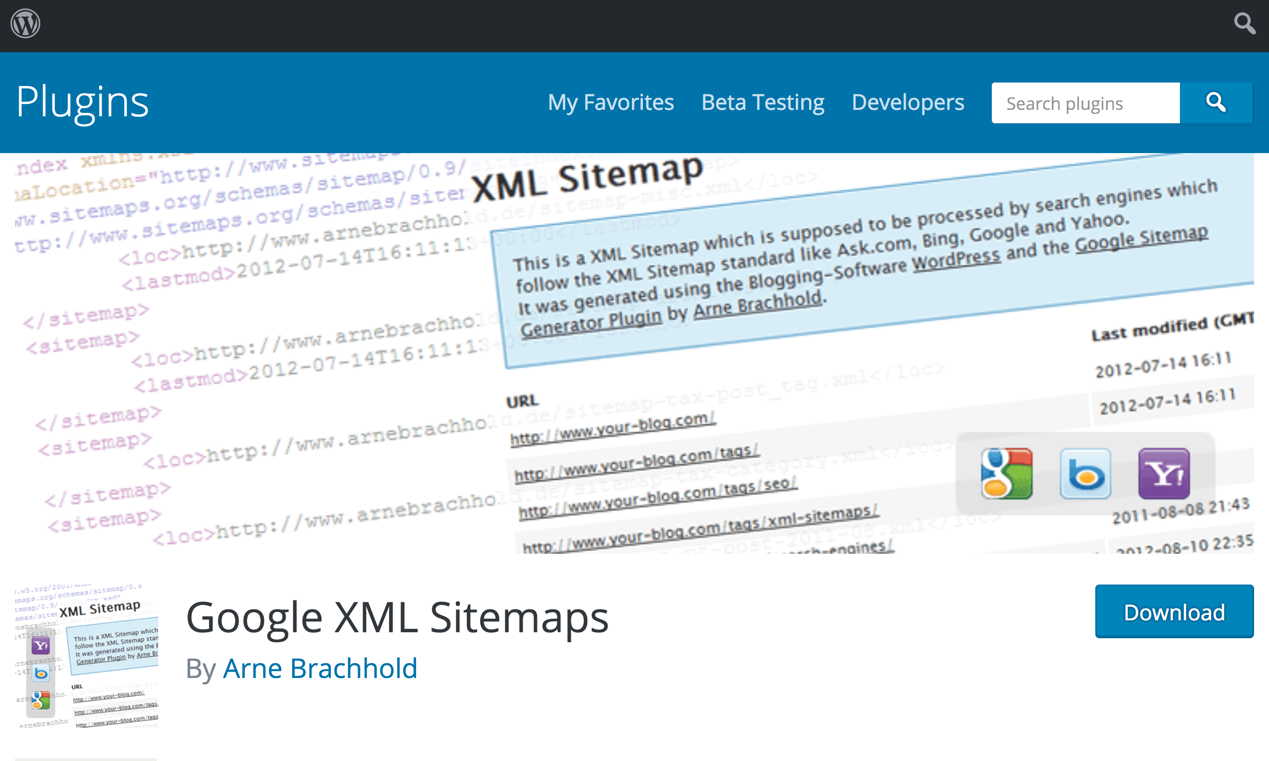 Создание сайта xml. Google XML Sitemaps плагин. Google XML Sitemap.