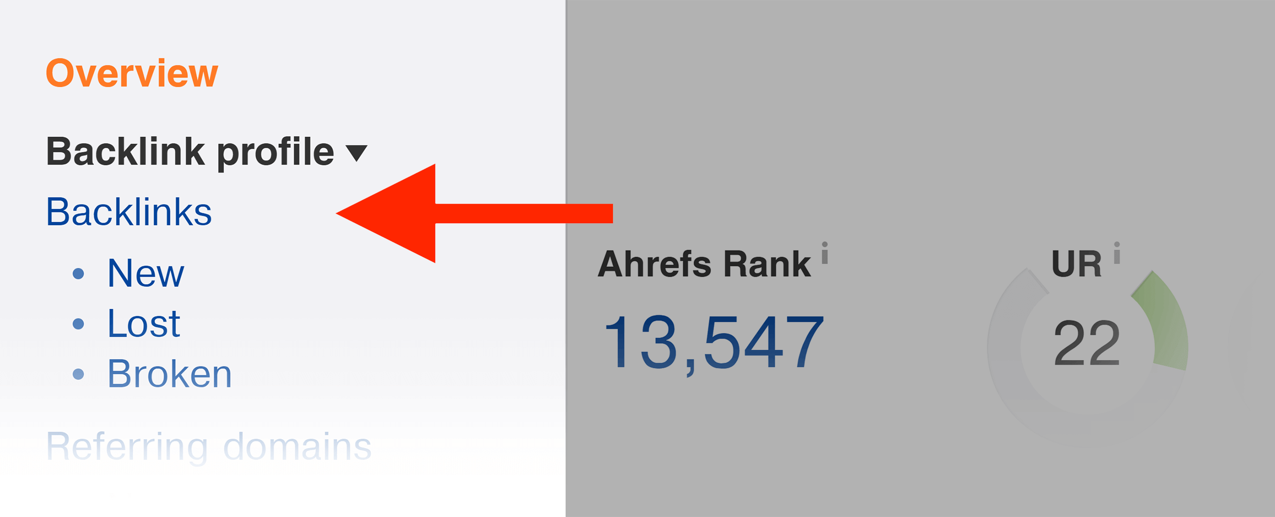 Ahrefs – Menu – Backlinks Ahrefs – Menu – Backlinks