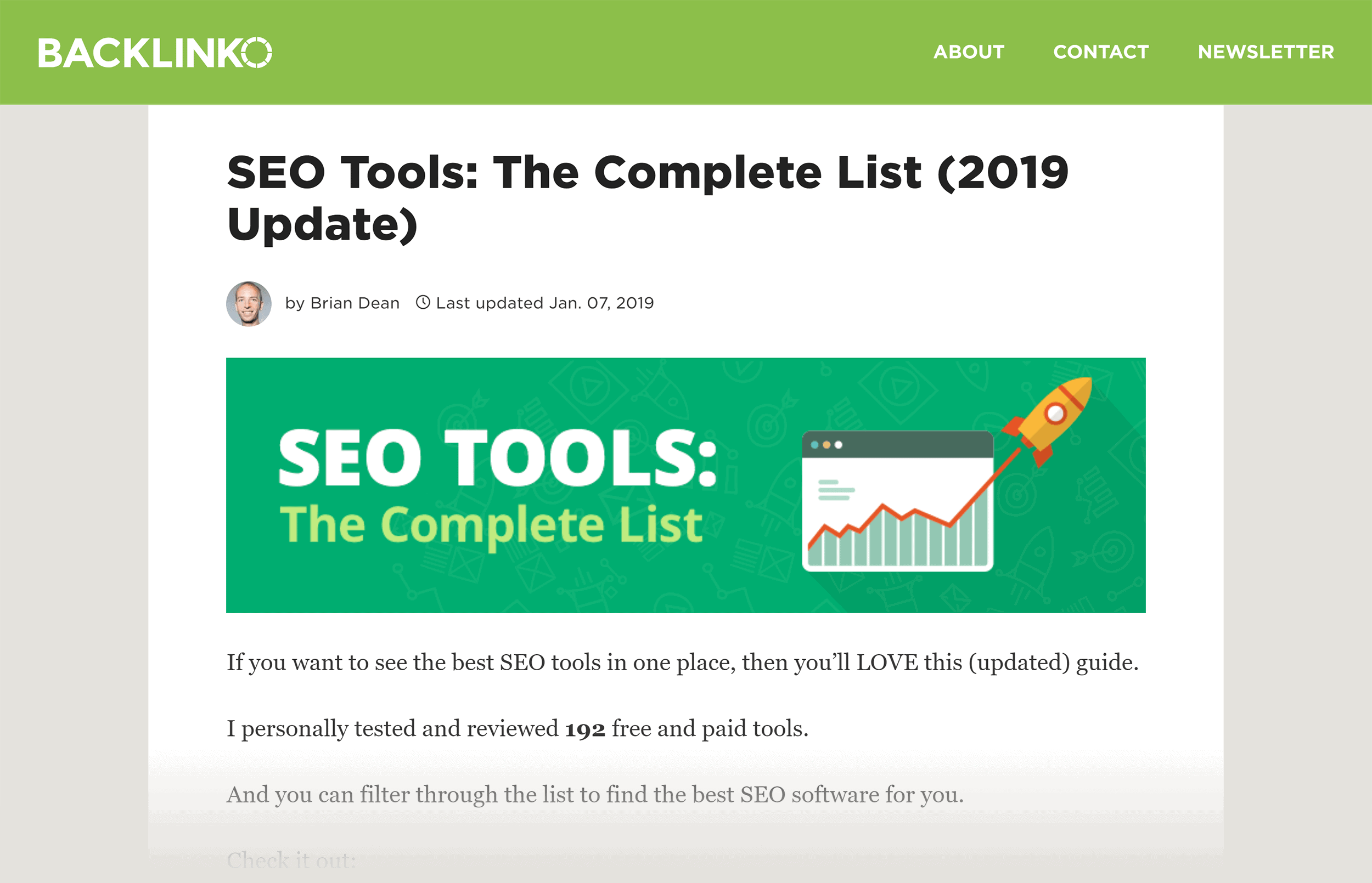 Backlinko – SEO Tools