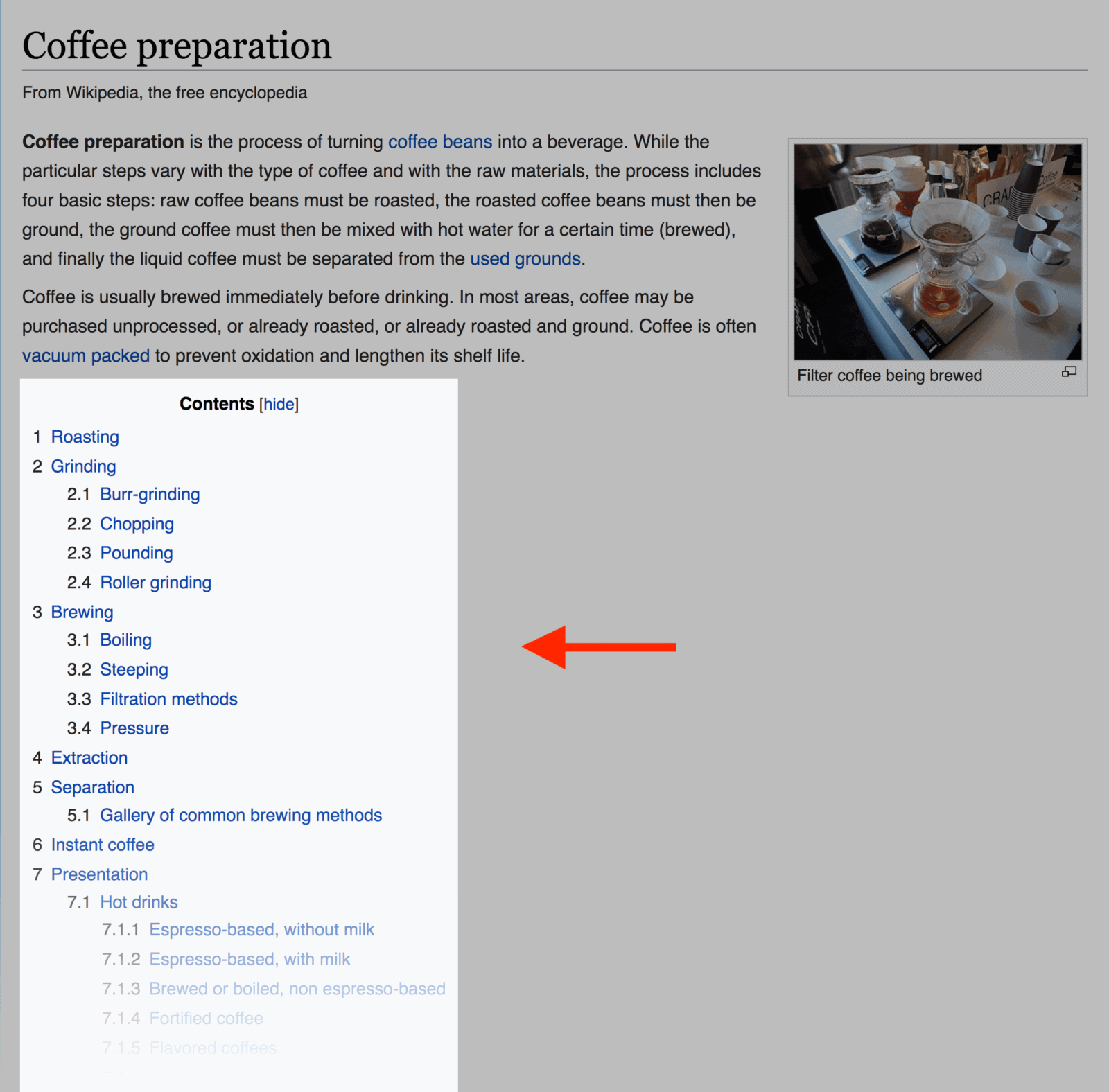 Coffee preparation - Wikipedia