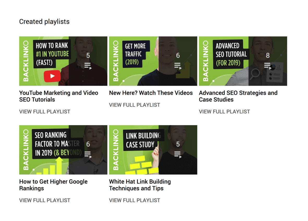Playlist list Playlist list