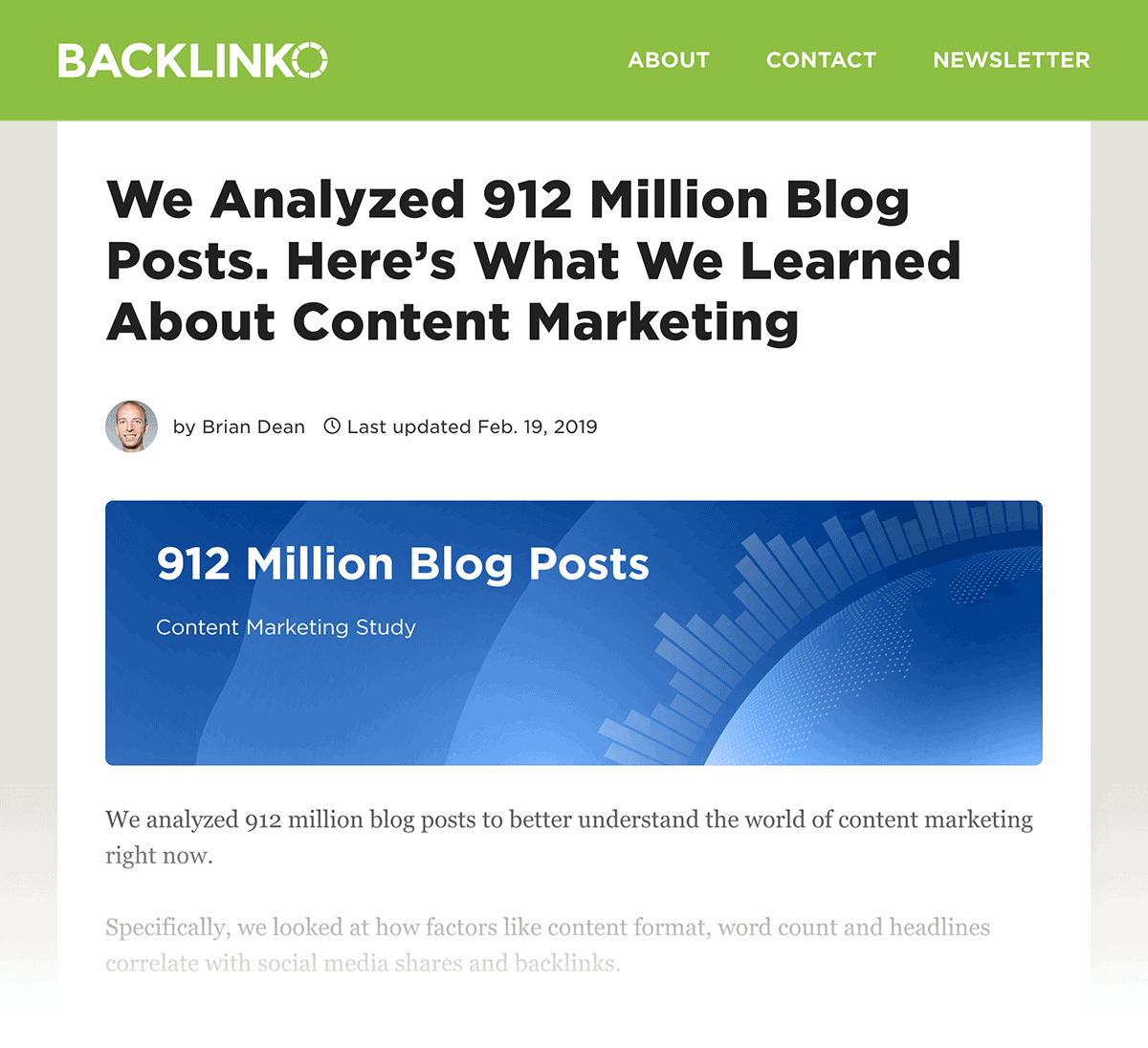 BuzzSumo study post BuzzSumo study post
