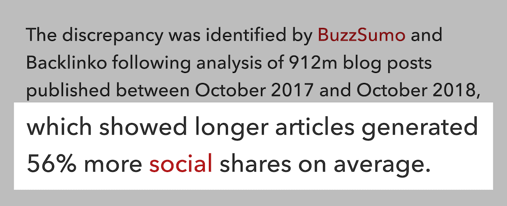 Direct coverage of our study