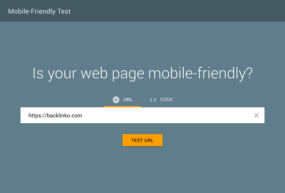 Test d'URL Google Mobile-Friendly