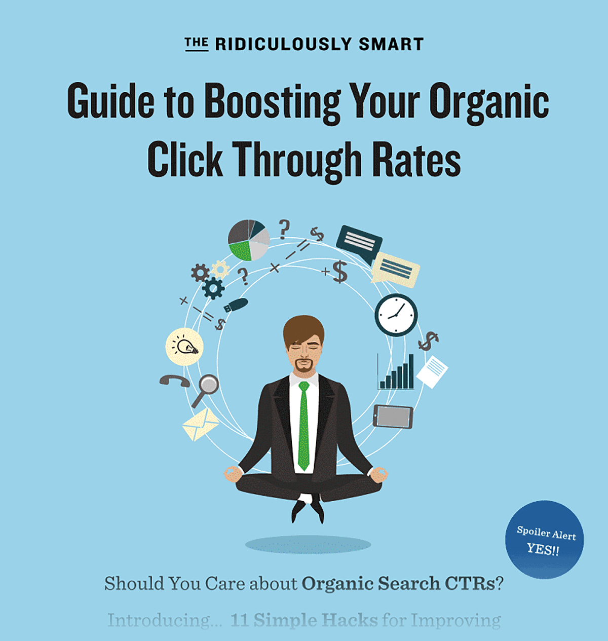 Boost organic CTR infographic