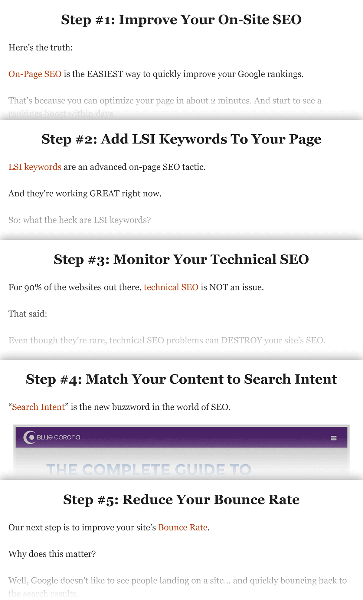 On Page SEO