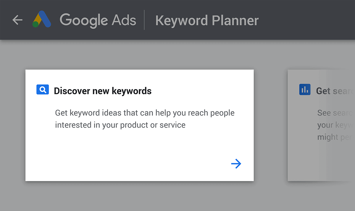 Adwords key planner hot sale