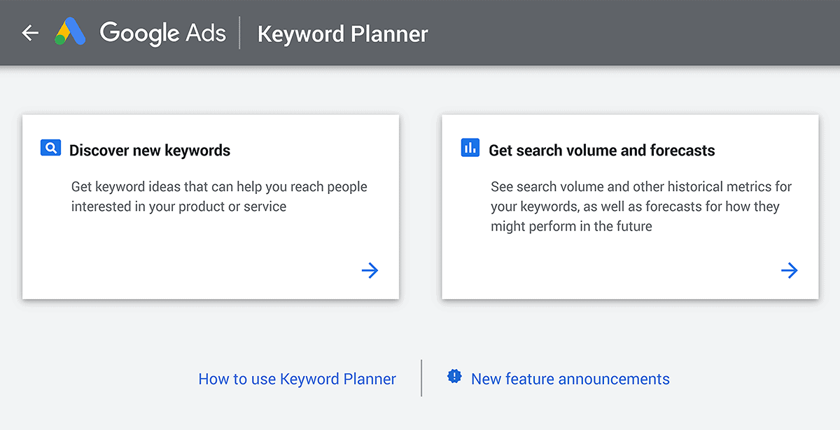 get search volume