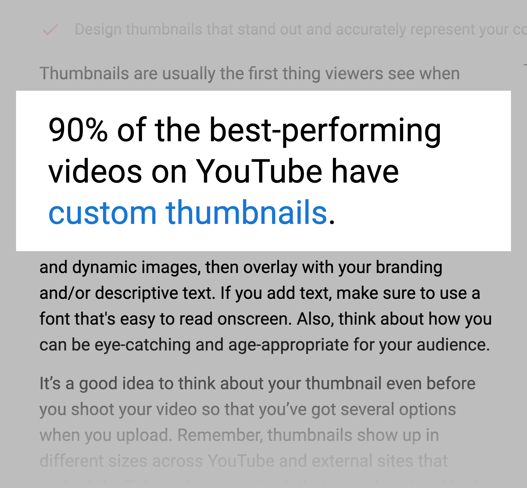 YouTube reports – 90 percent of best performing videos have custom thumbnails