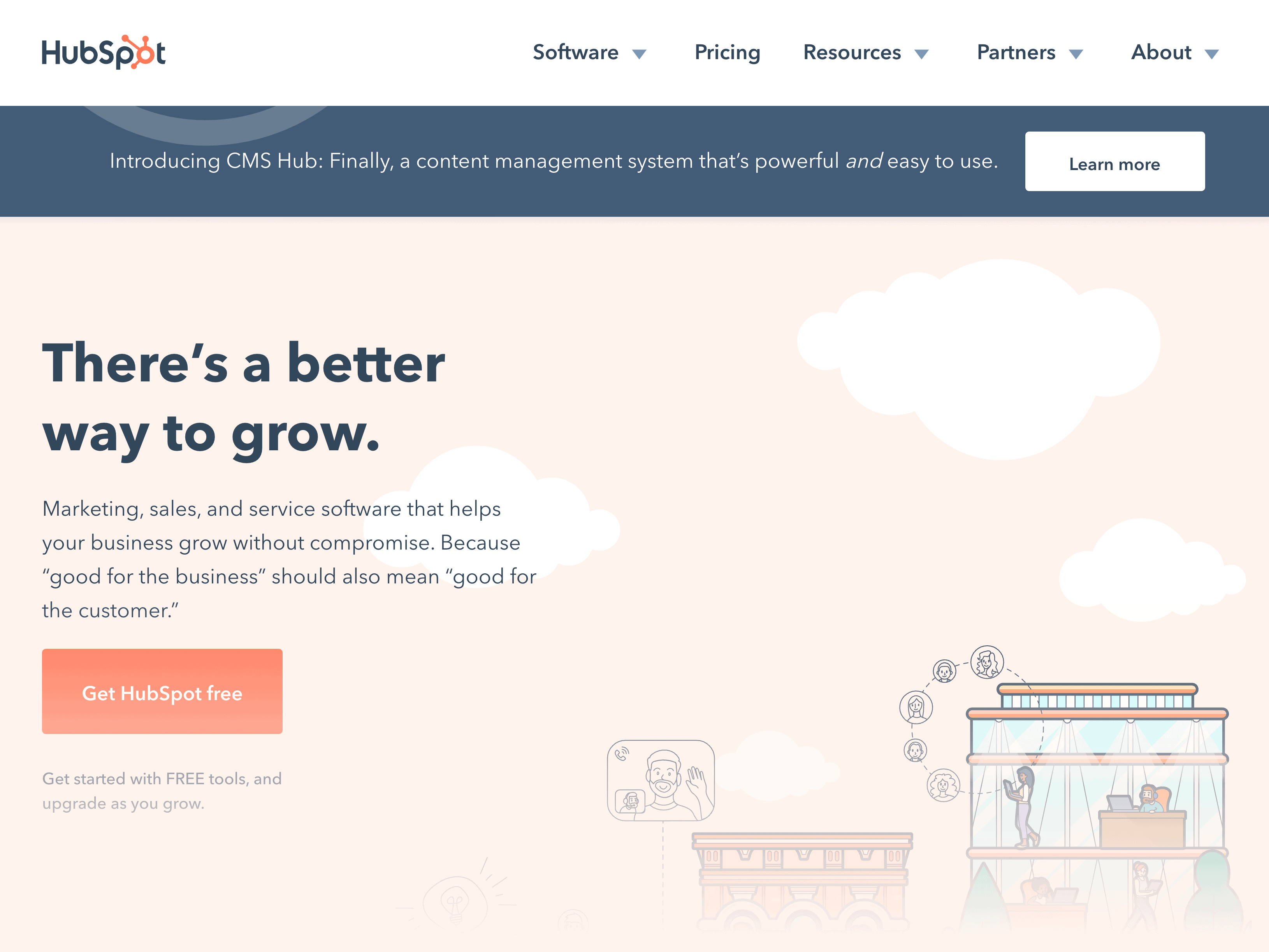 Hubspot – Página inicial