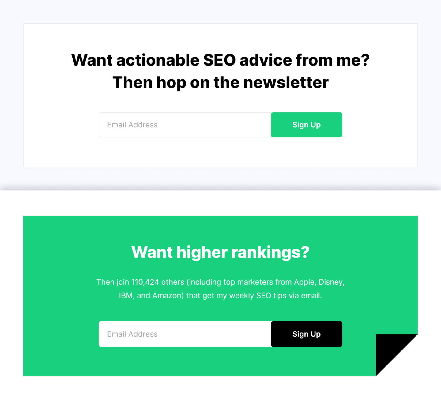 Backlinko – 关于页面表单
