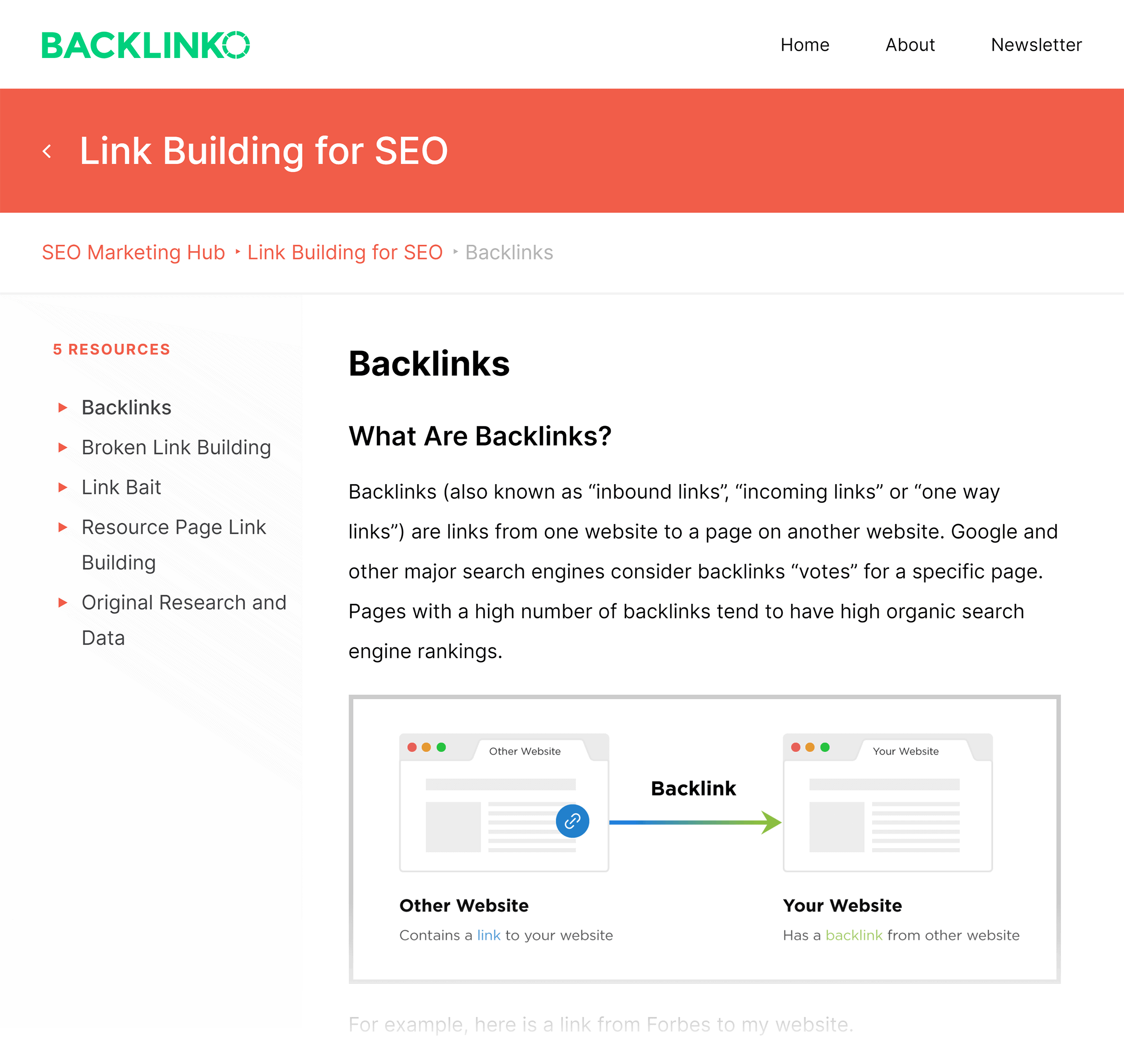 Backlinko – الروابط الخلفية المحورية