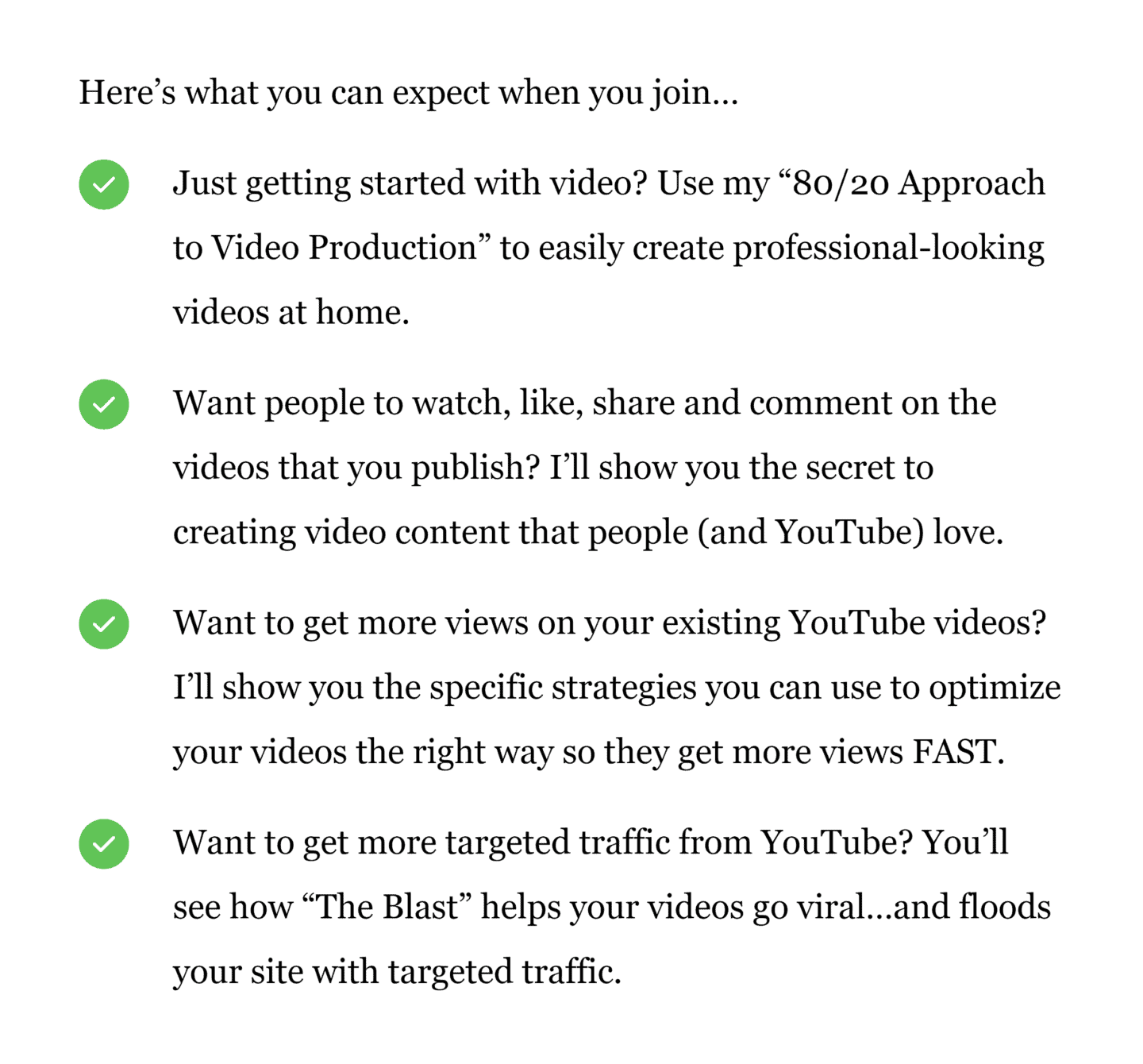 Firstpagevideos – 销售页产品信息