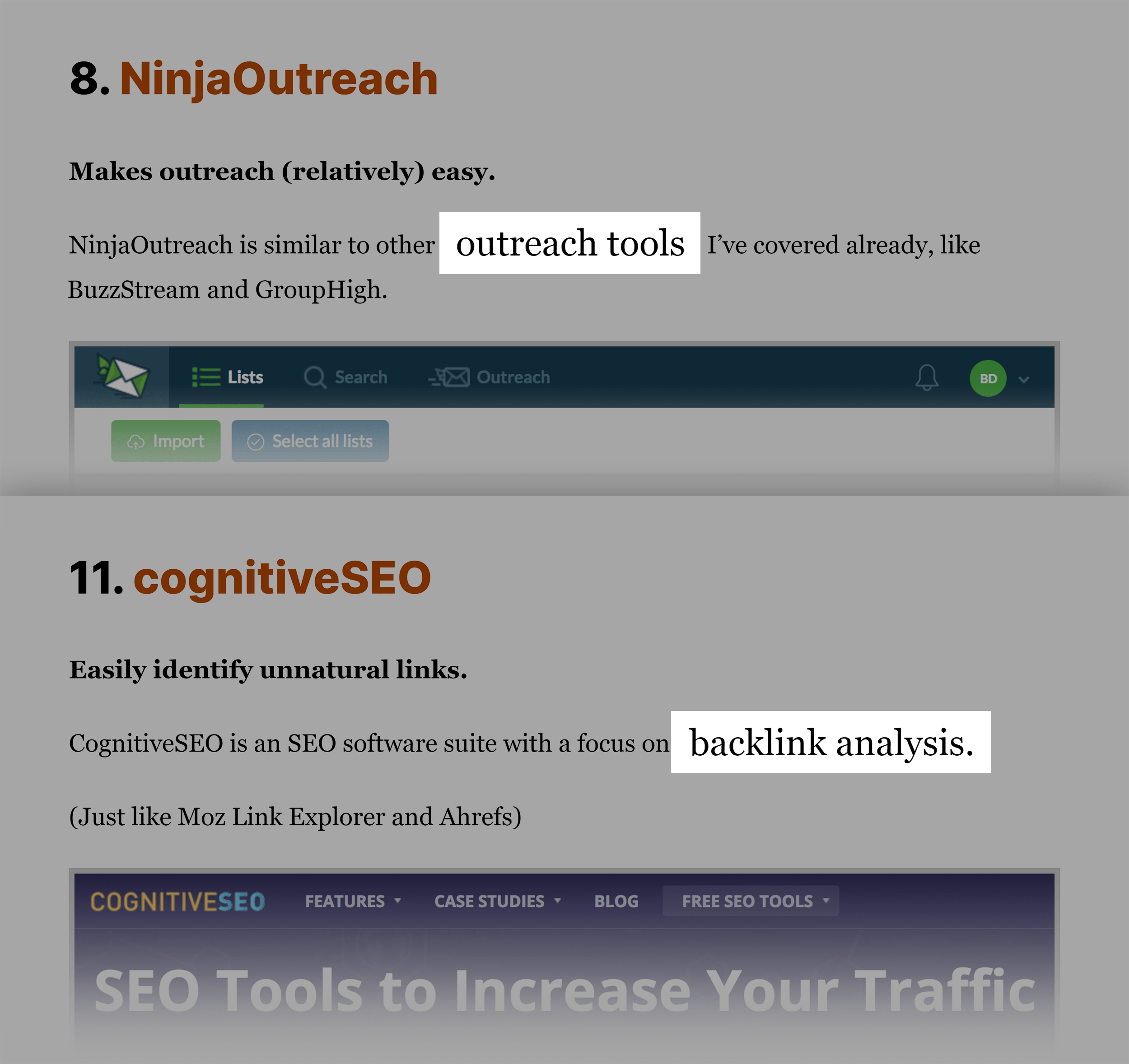 LSI Keywords In Post