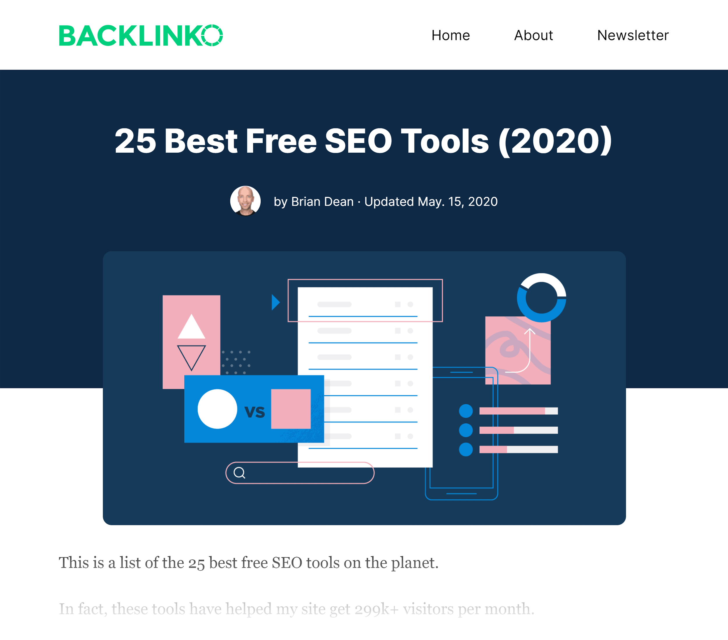 Backlinko – 最佳免费 SEO 工具发布