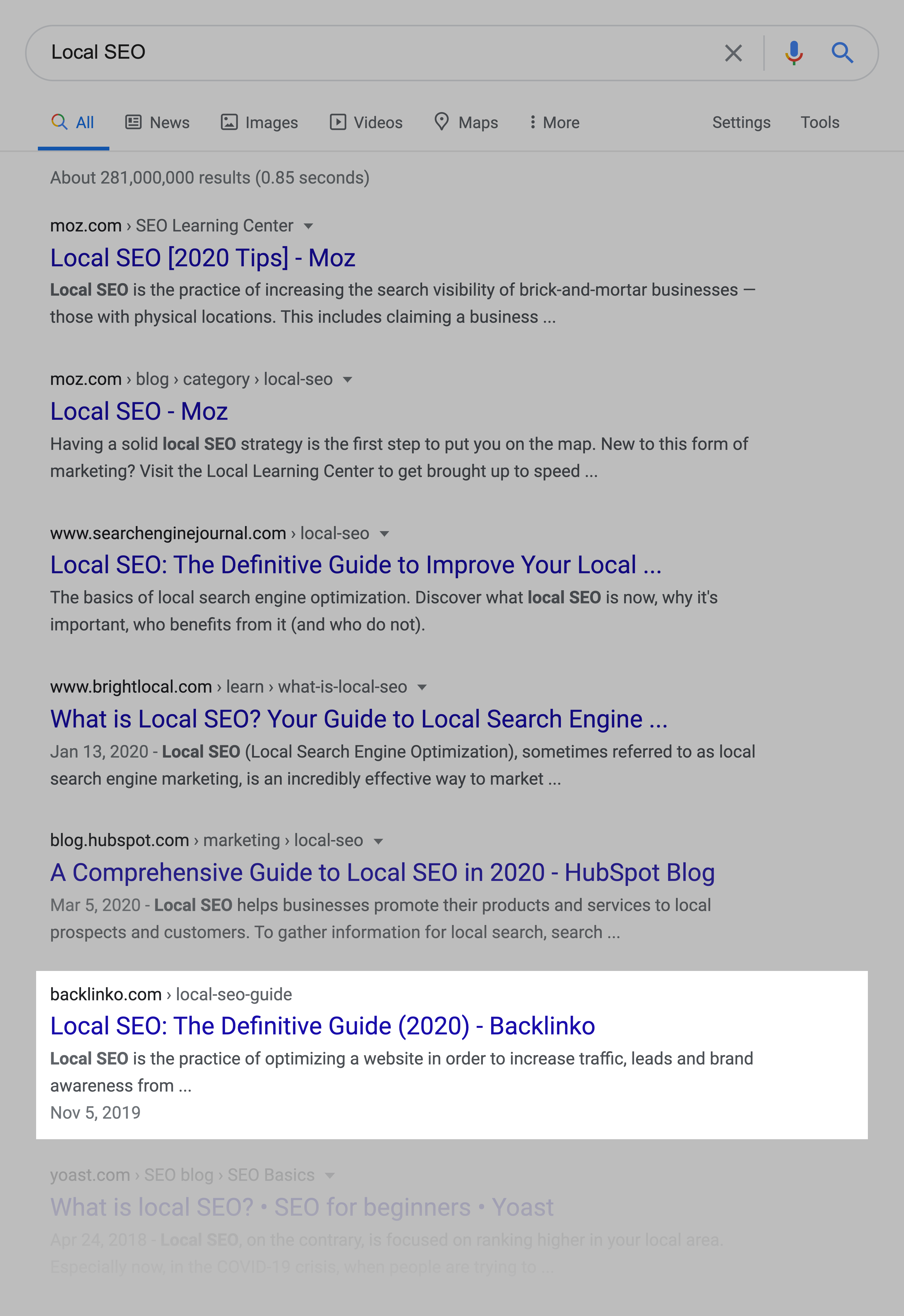 Local SEO guide in SERPs Local SEO guide in SERPs