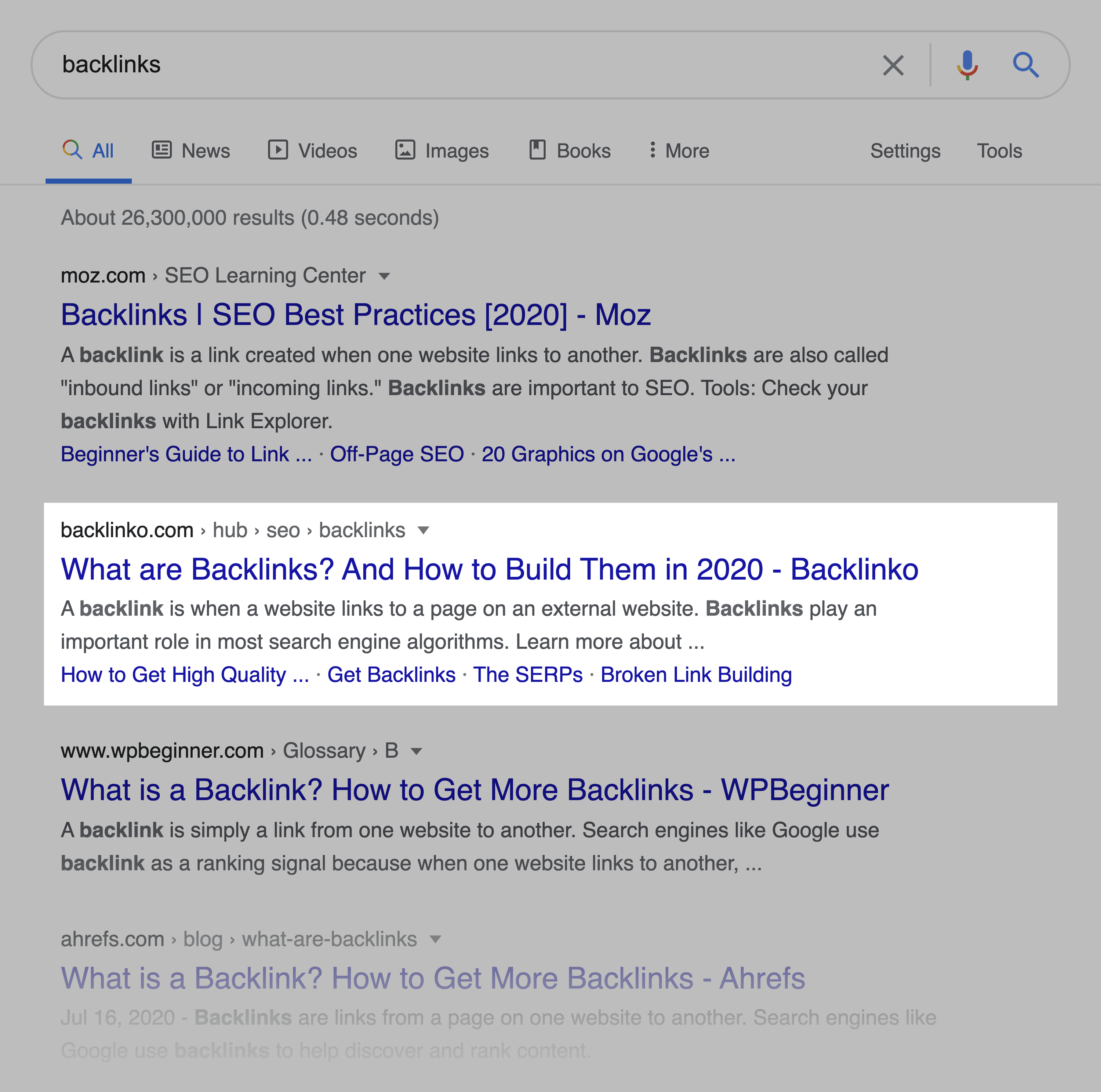 Backlinks SERPs Backlinks SERPs