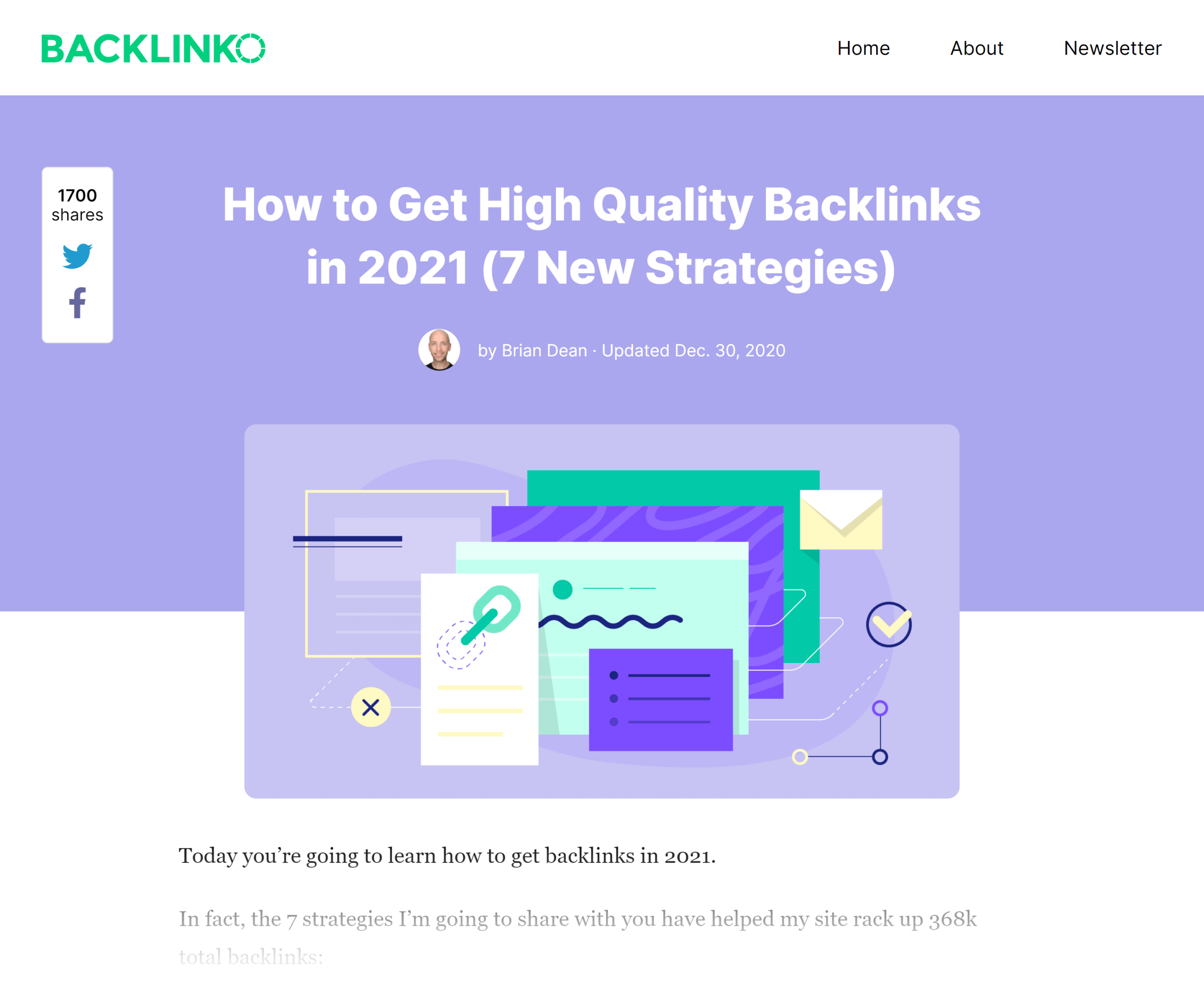 Backlinko - High quality backlinks