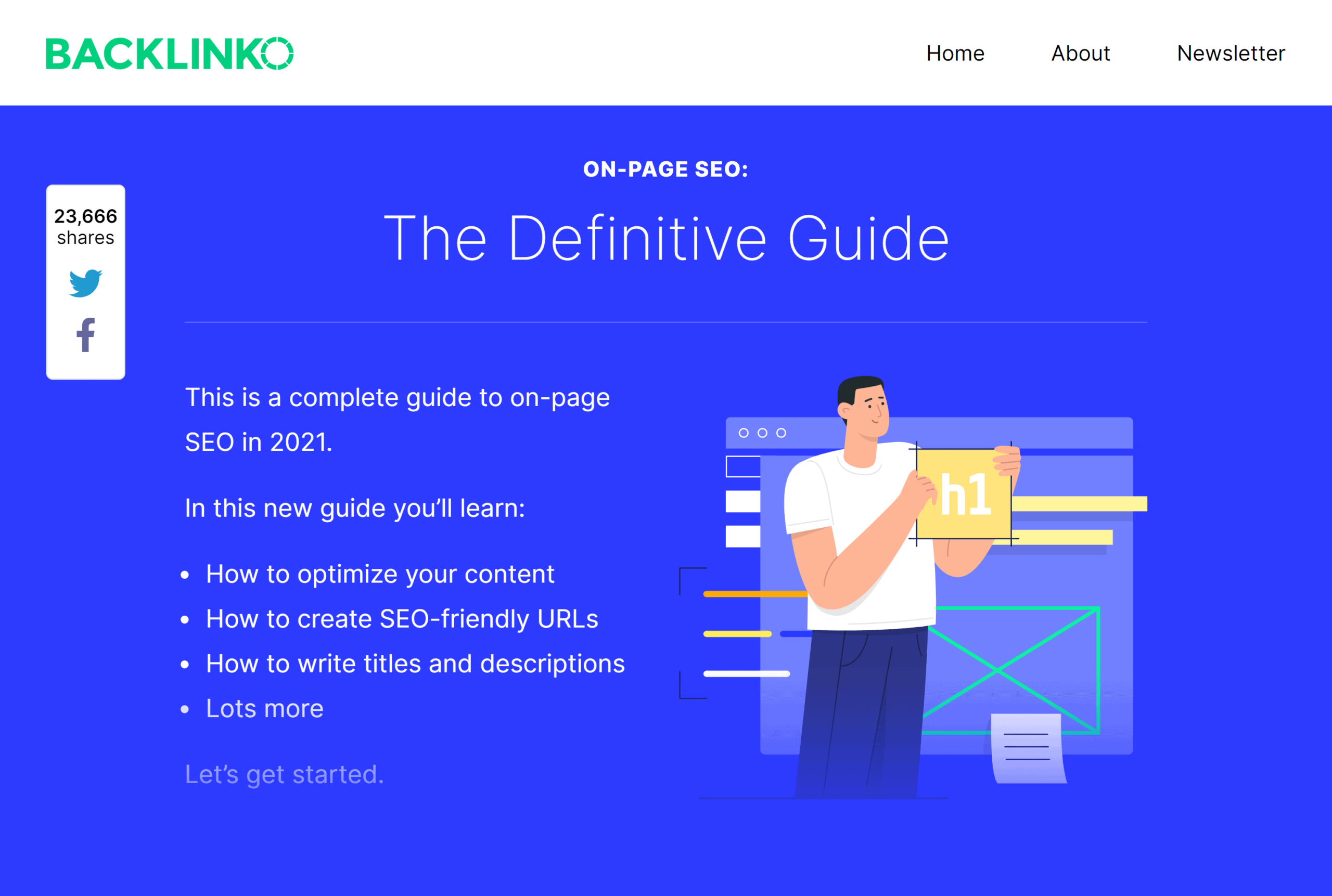 Backlinko – 页面 SEO 指南