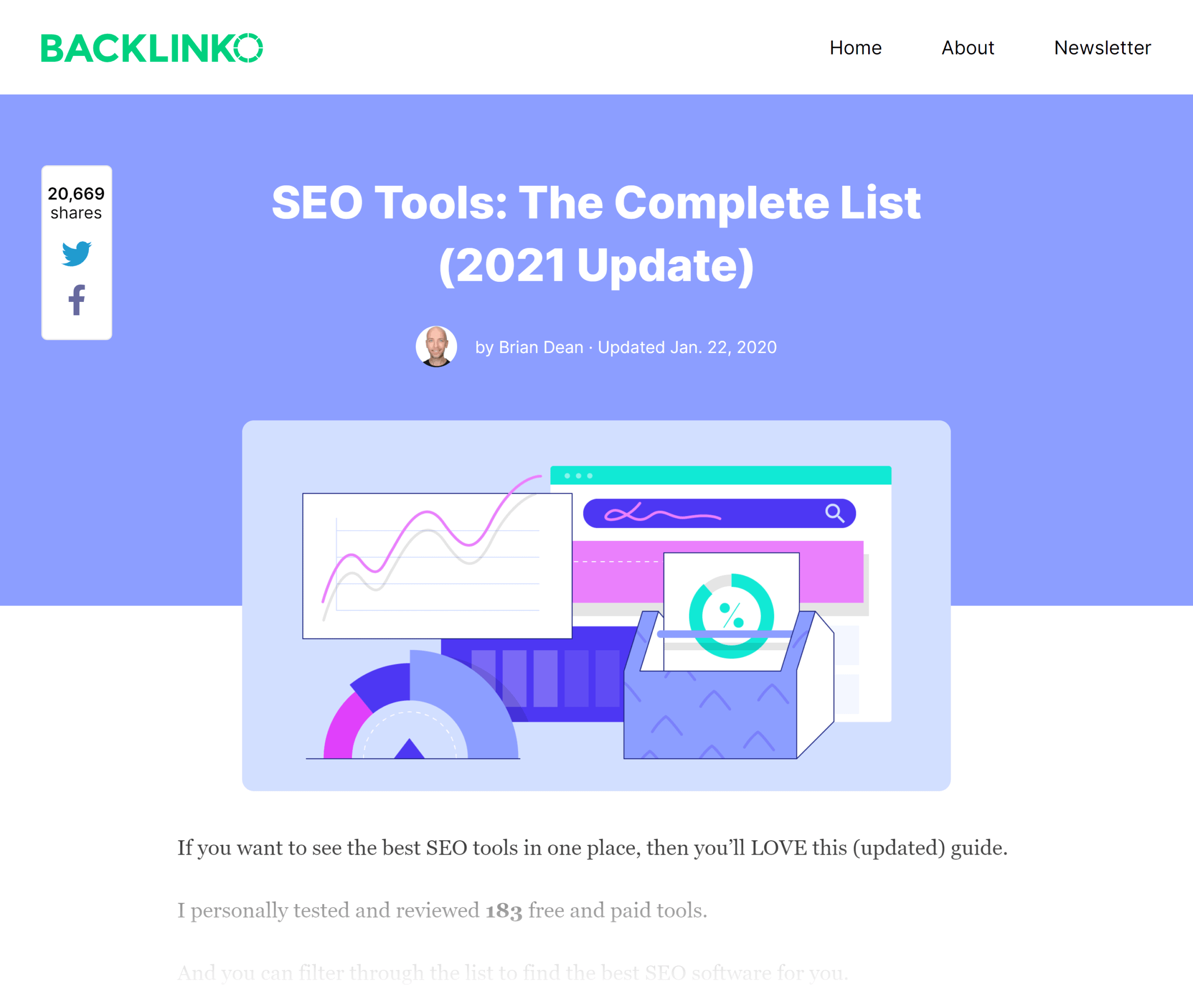 Backlinko – أدوات تحسين محركات البحث