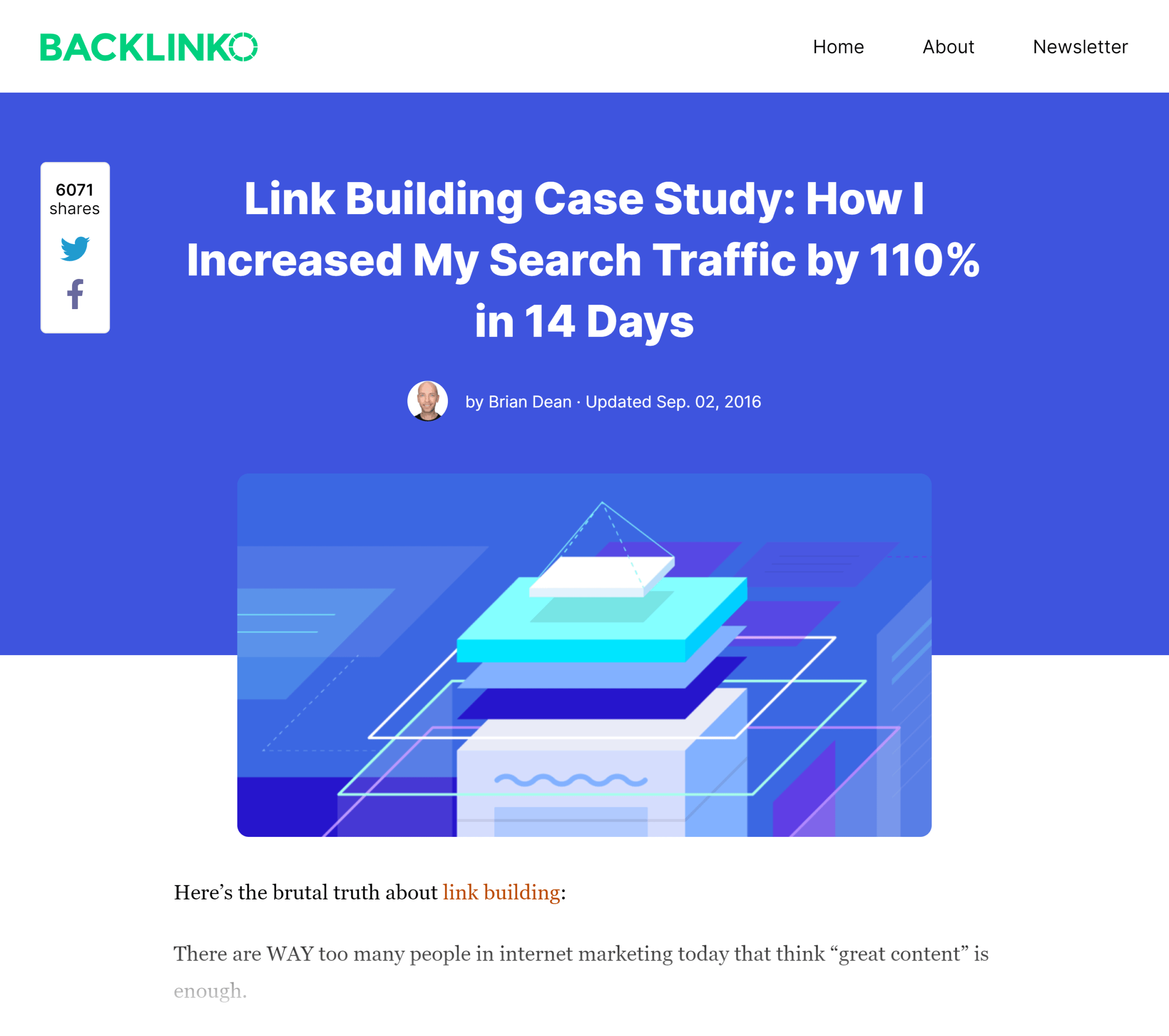 Backlinko – técnica de arranha-céu